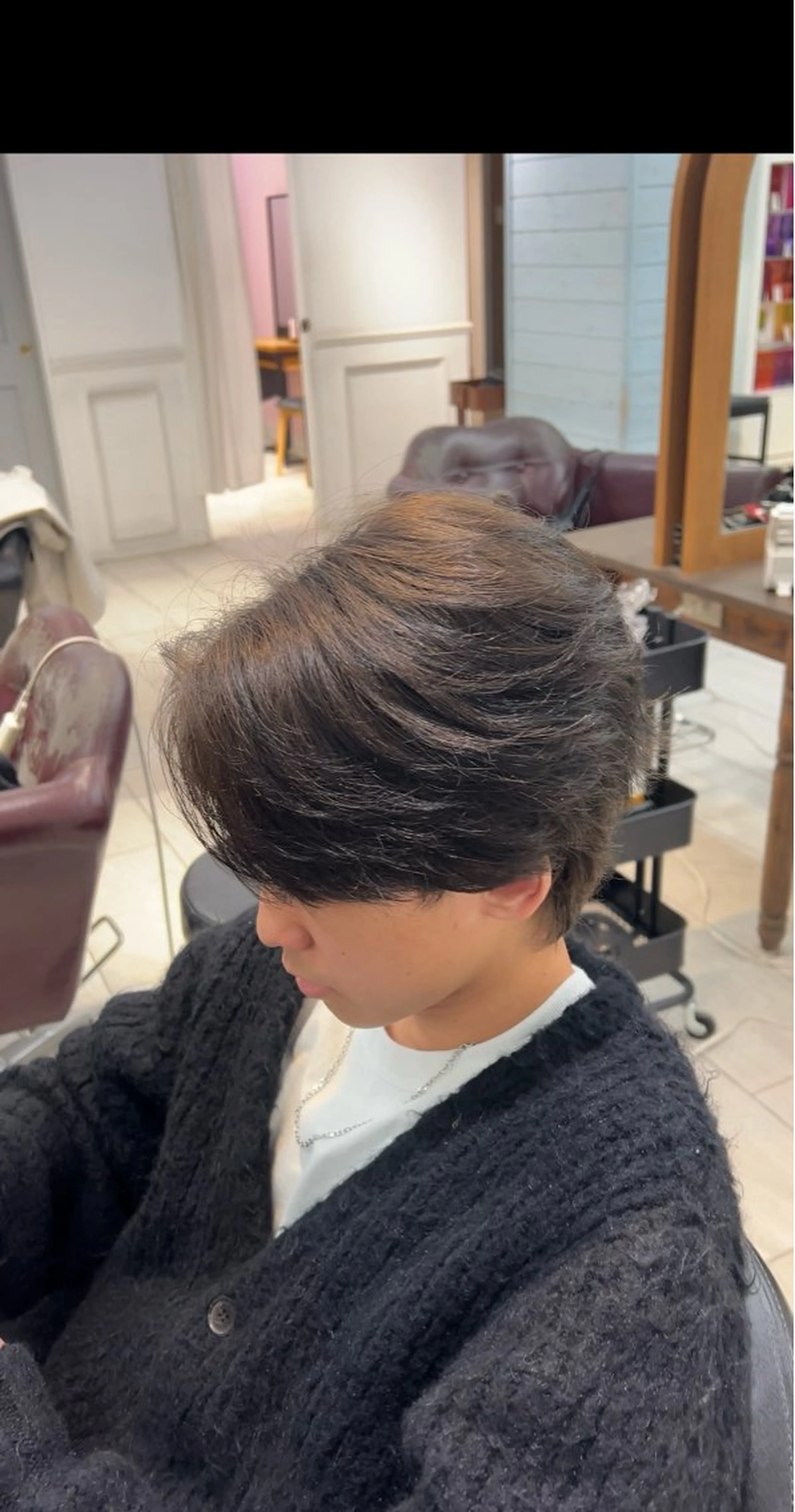 ショート カラー メンズ ヘアカラー aid所属・山口 琢也のヘアスタイル