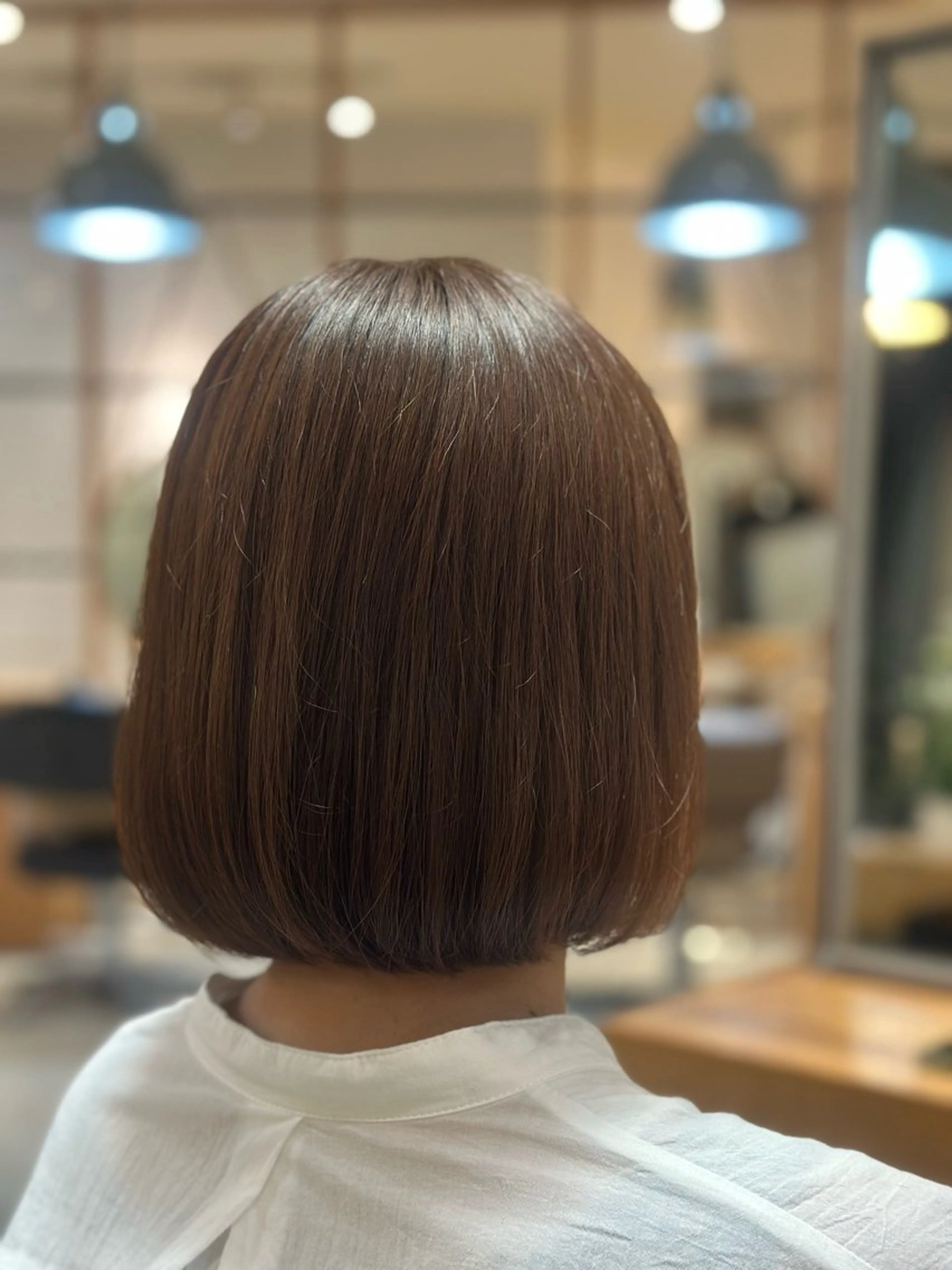 ミディアム カラー カット ブリーチカラー/ 透明感/aika¨̮のヘアスタイル