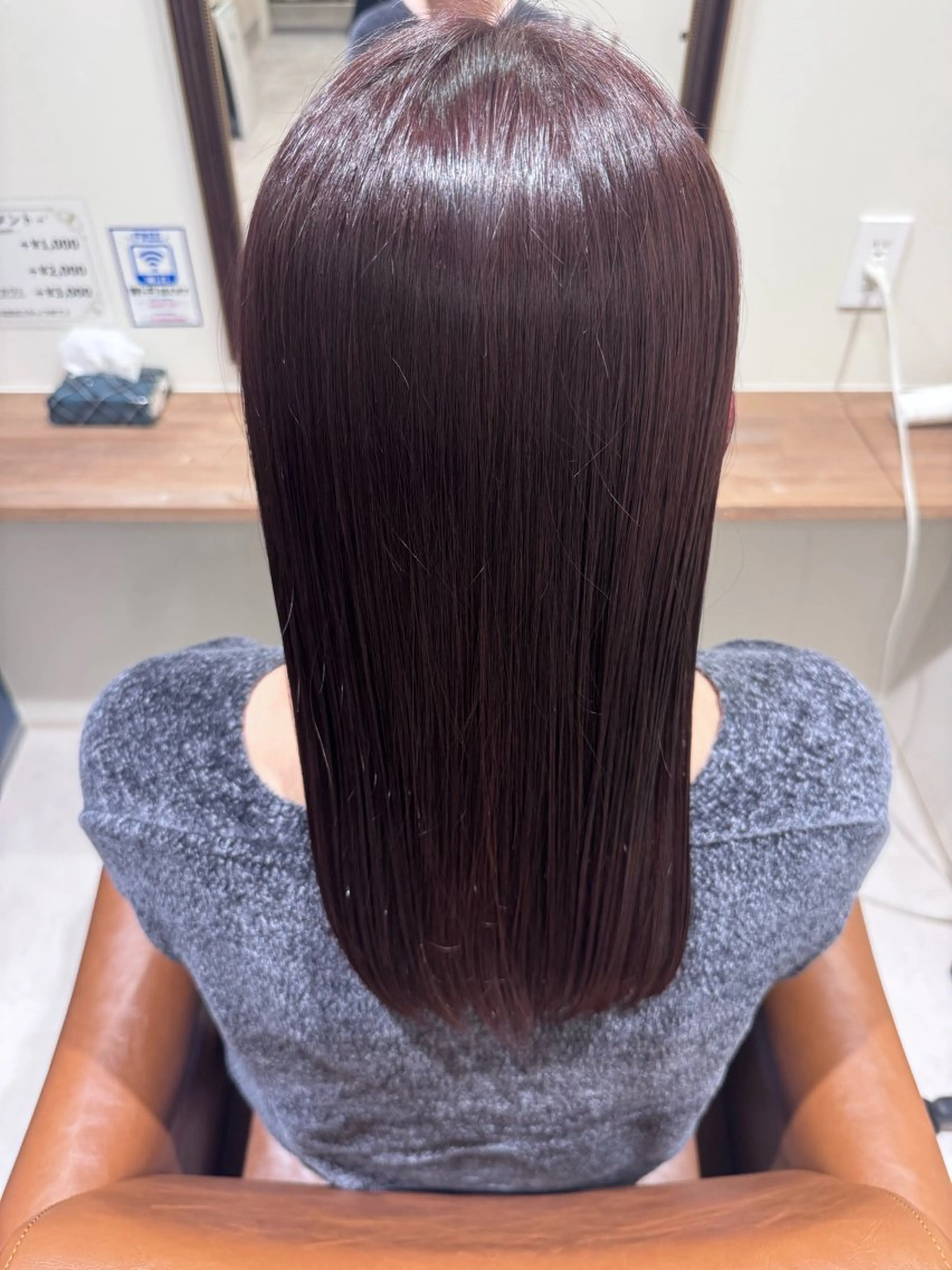 セミロング カラー ヘアカラー トリートメント 松島 hairのヘアスタイル