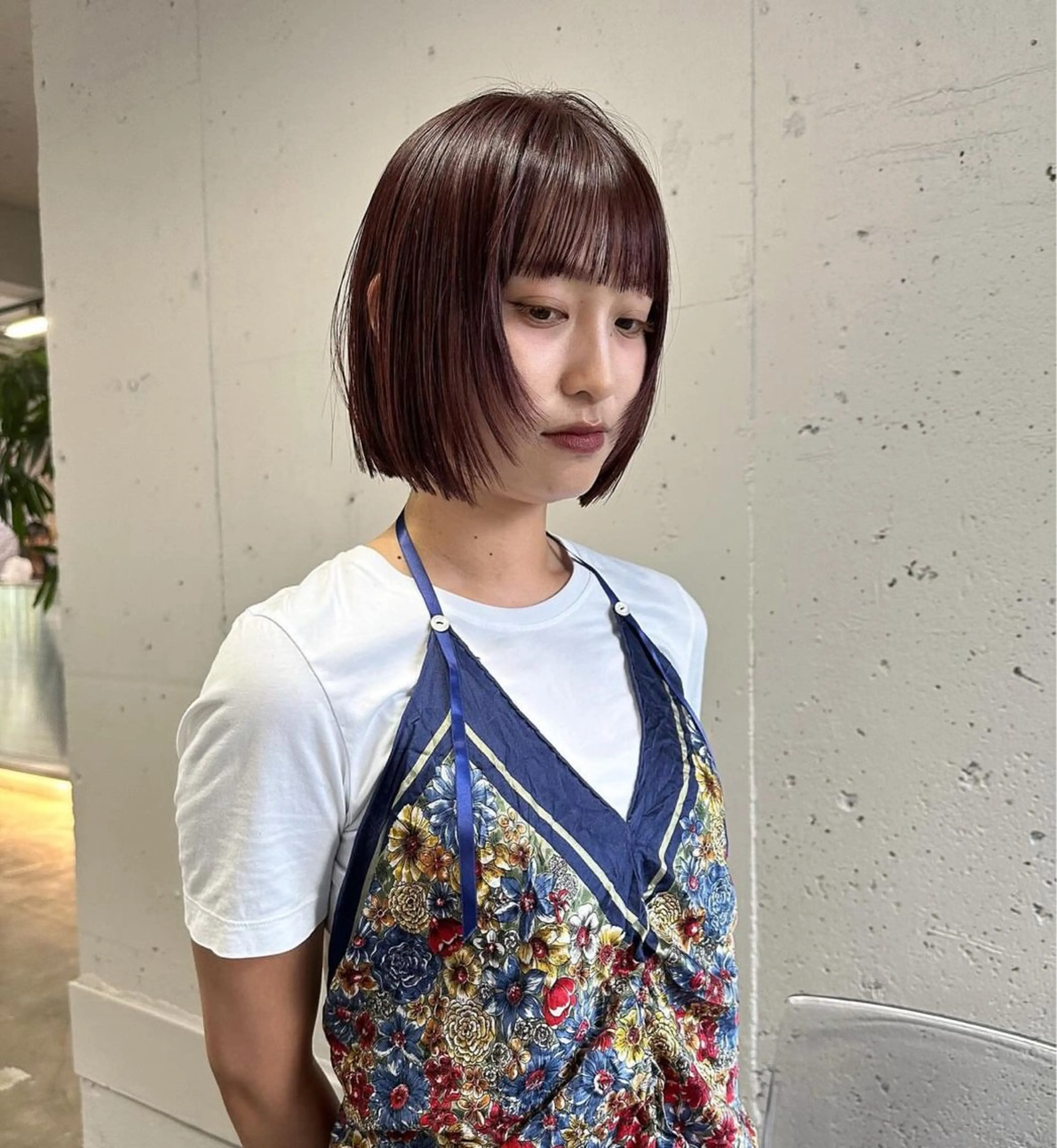 ショート 顔周りカット ボブ/顔周りレイヤー 似合わせcut🪽のヘアスタイル