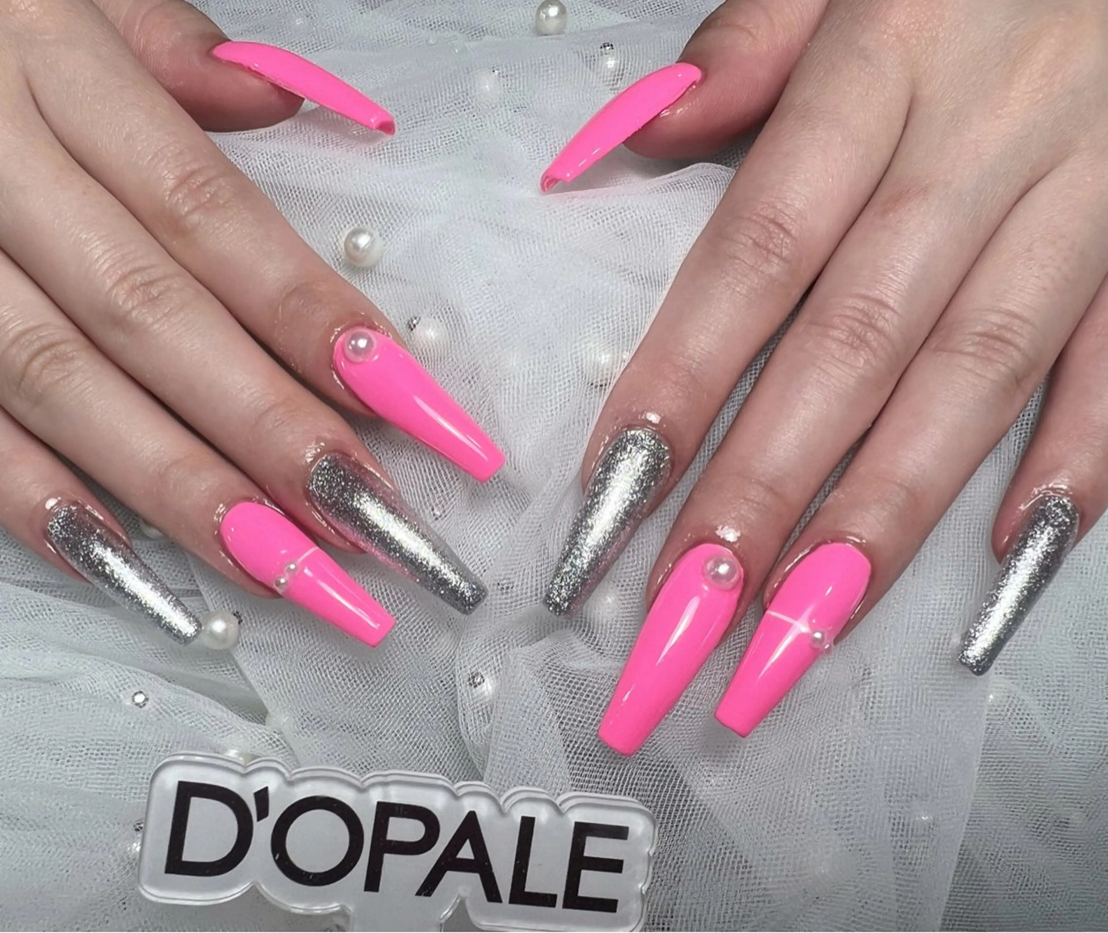 チップ長さ出し🌸(定額シンプルデザイン)デザインはサンプルからお選びいただきますの写真