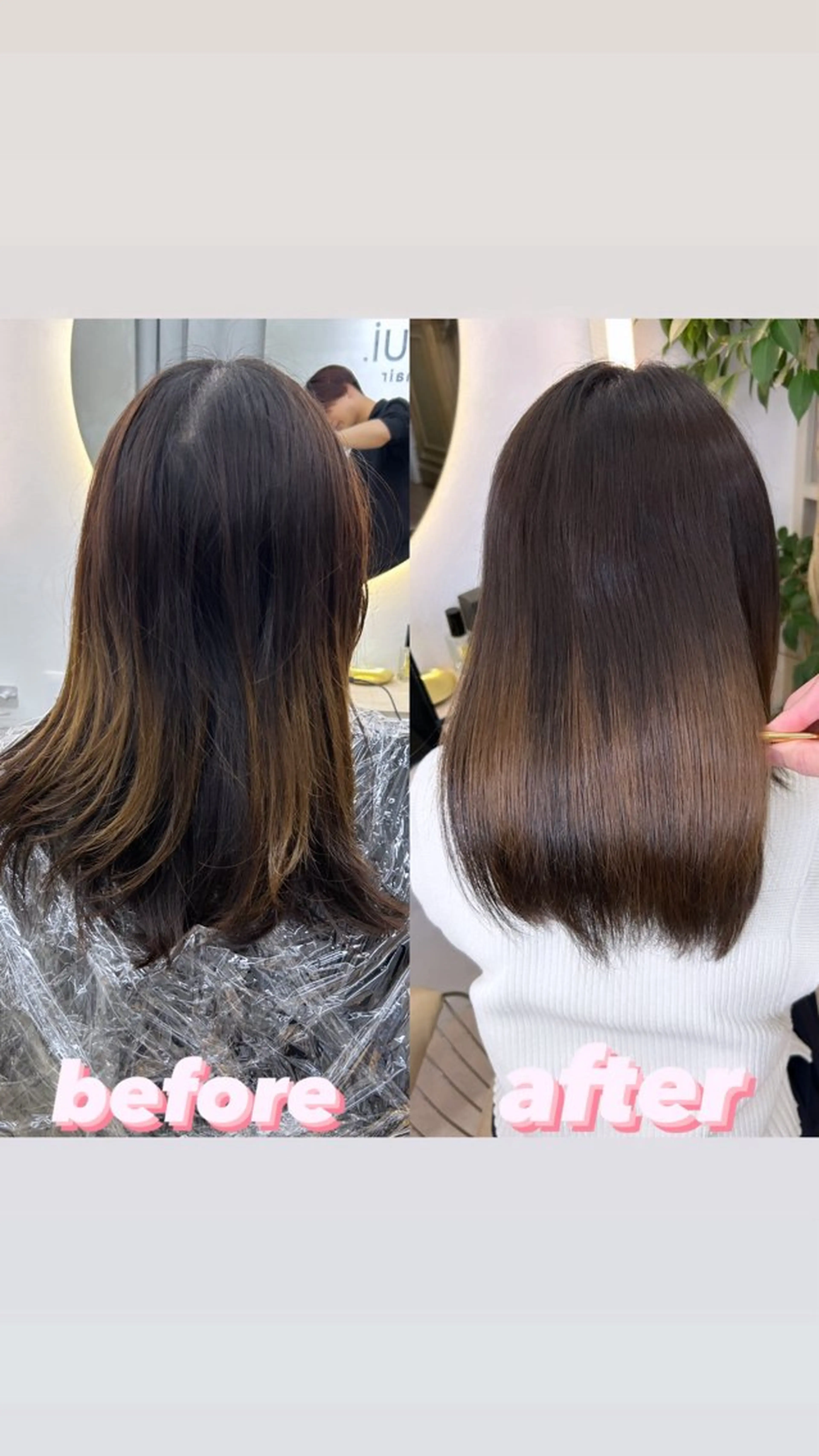 ミディアム 髪質改善 トリートメント トリートメント Hui.所属・縮毛矯正・髪質改善 特化 出納 直起のヘアスタイル