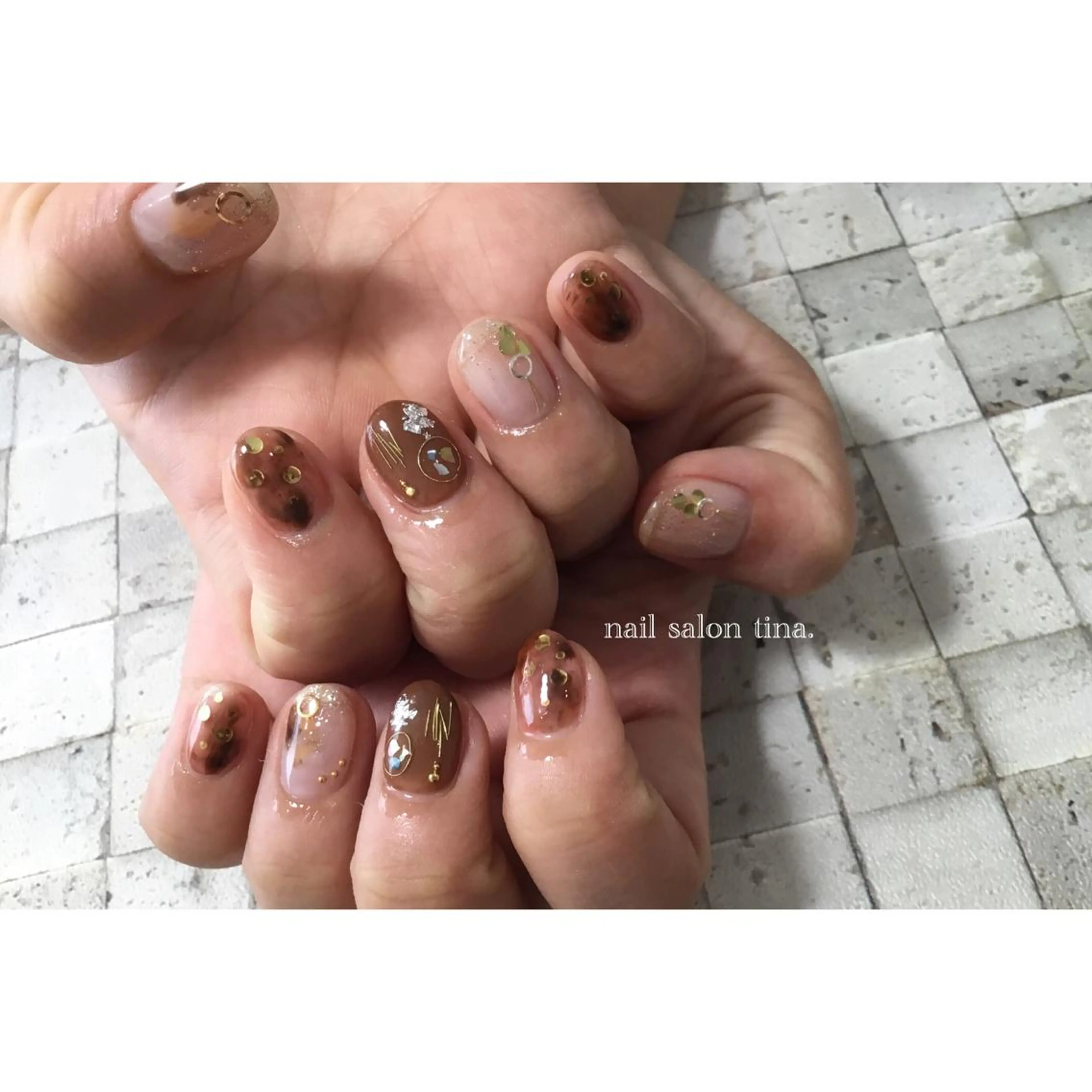 ネイル nail salon tina.所属・中山 はづきのネイルデザイン