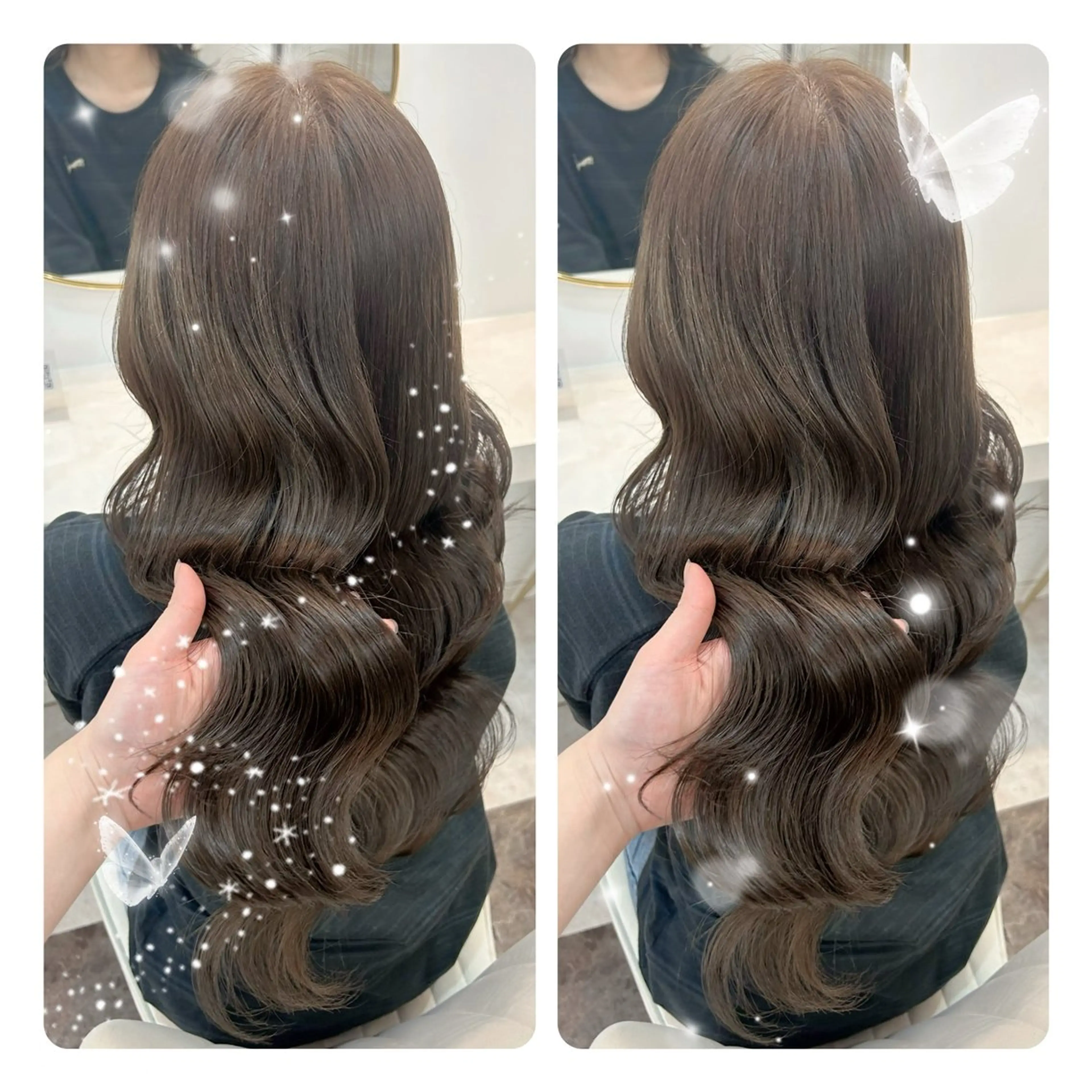 セミロング カラー ヘアカラー 🫧そあん🫧大宮 カットモデル様募集中のヘアスタイル