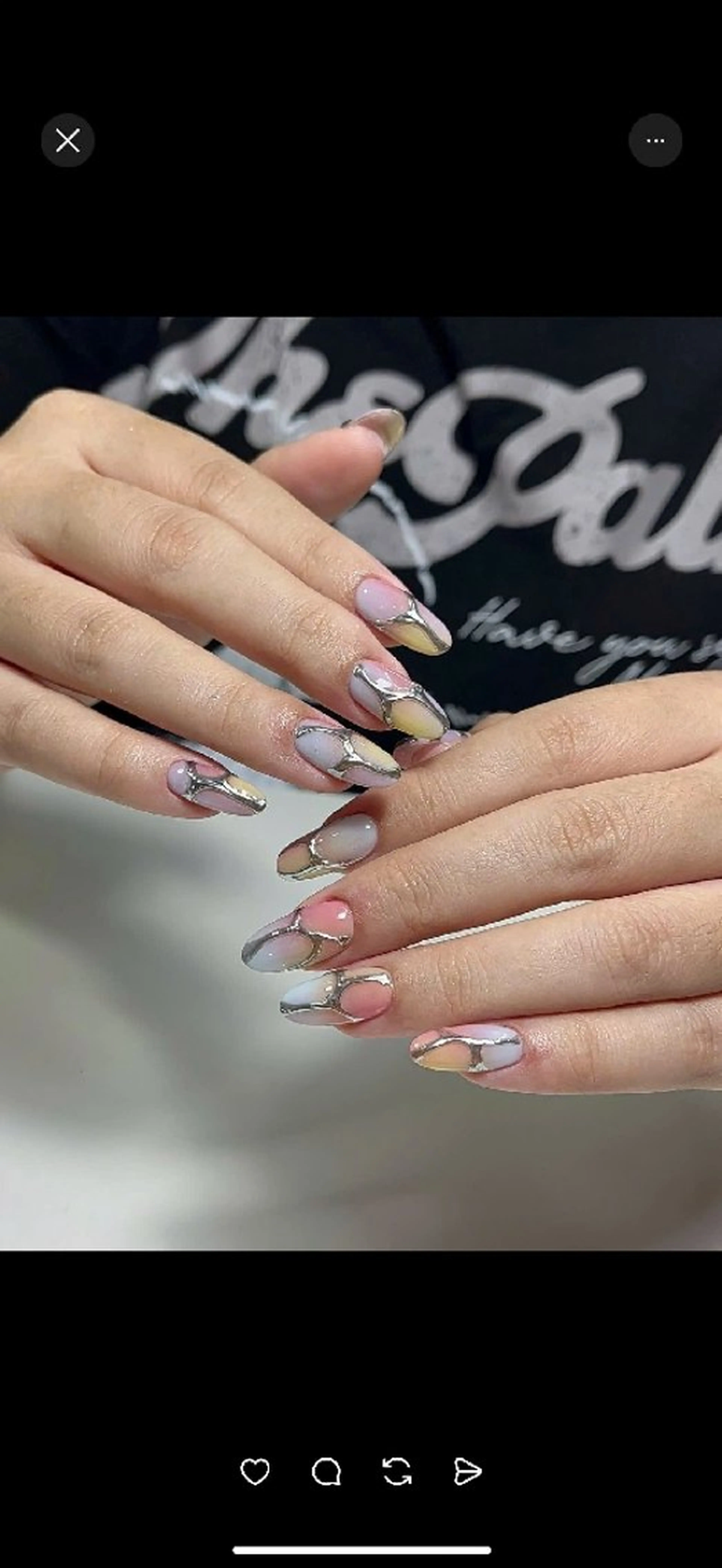 ネイル フレンチネイル グラデーション マグネットネイル ニュアンスネイル オフィスネイル ハンドネイル MINDY ミンディのネイルデザイン