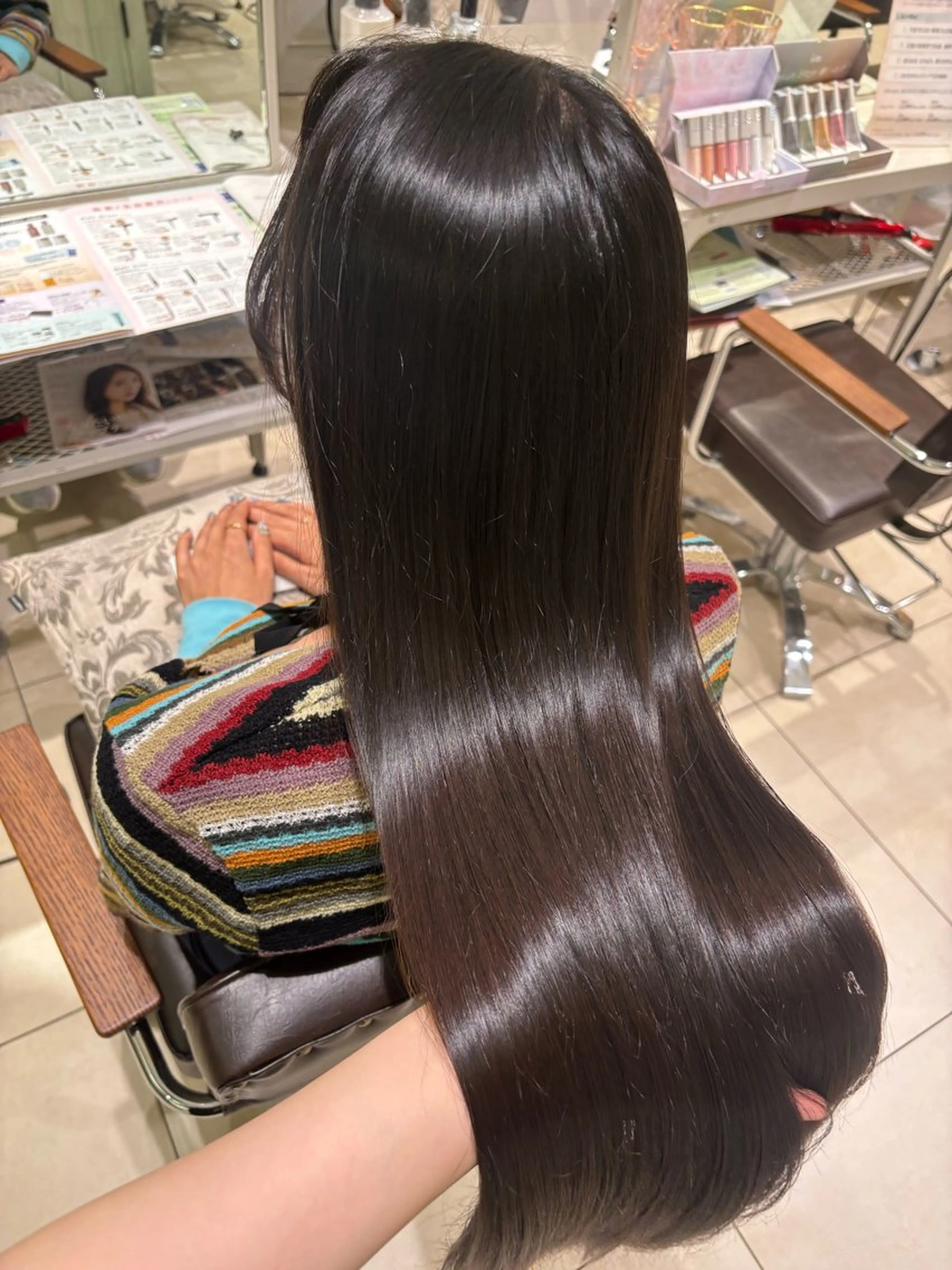 ロング カラー カット ヘアカラー トリートメント 艶カラー🌟髪質改善 髙畑爽のヘアスタイル