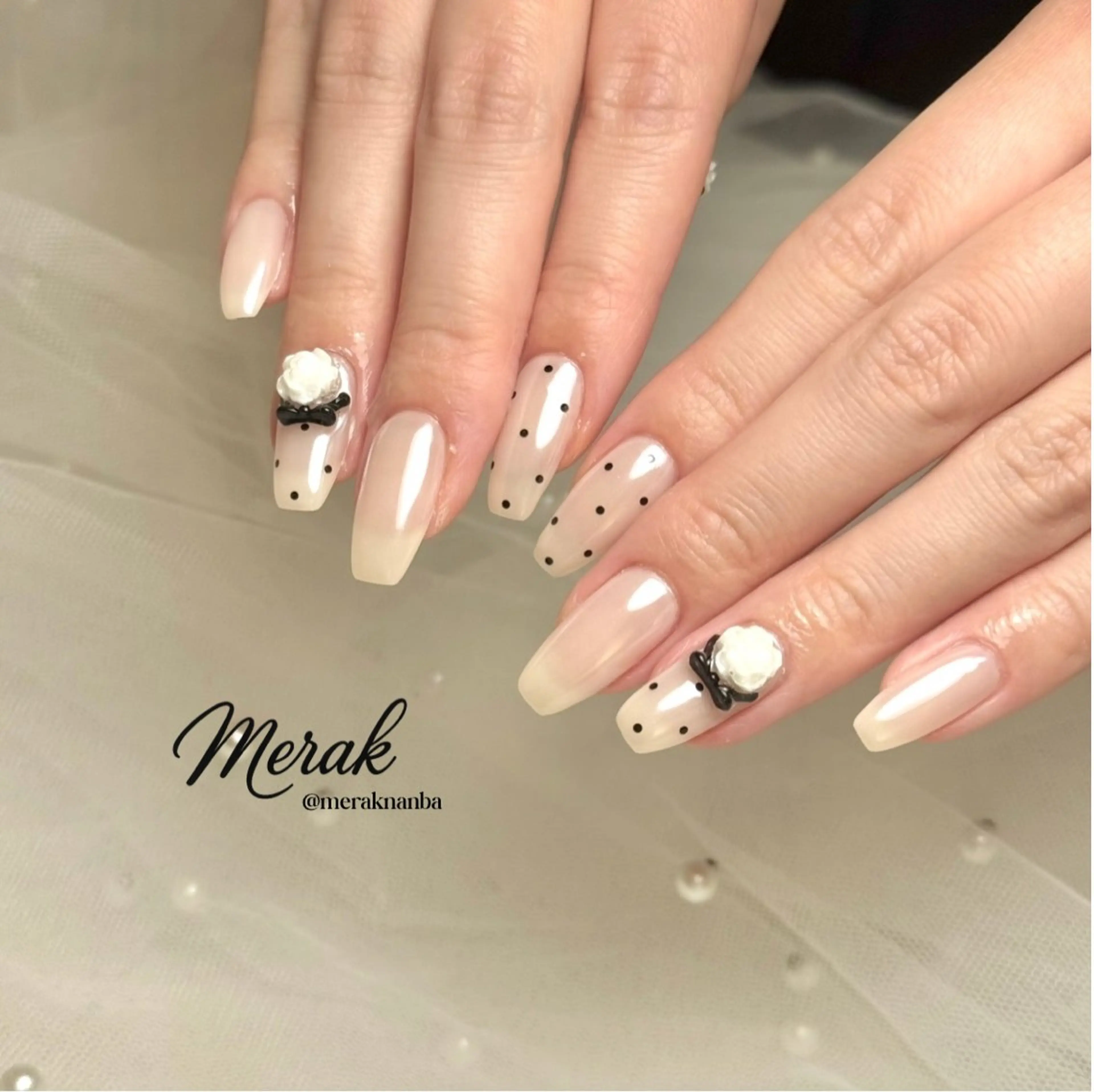 【ハンド】持ち込みデザイン☆4本デザインアートコース¥9000の写真