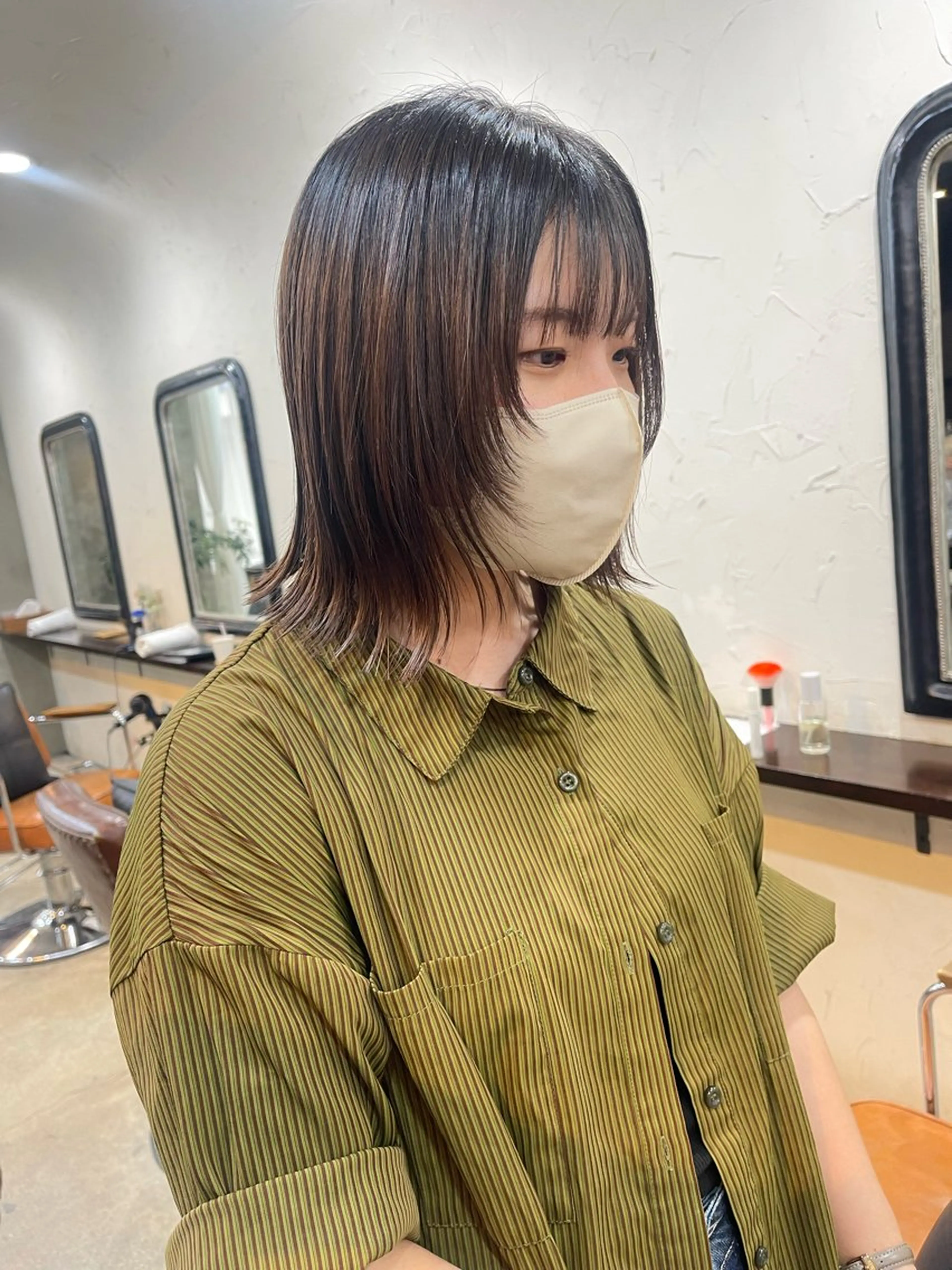 ショート 顔まわりレイヤー/ bob及川亜沙美のヘアスタイル