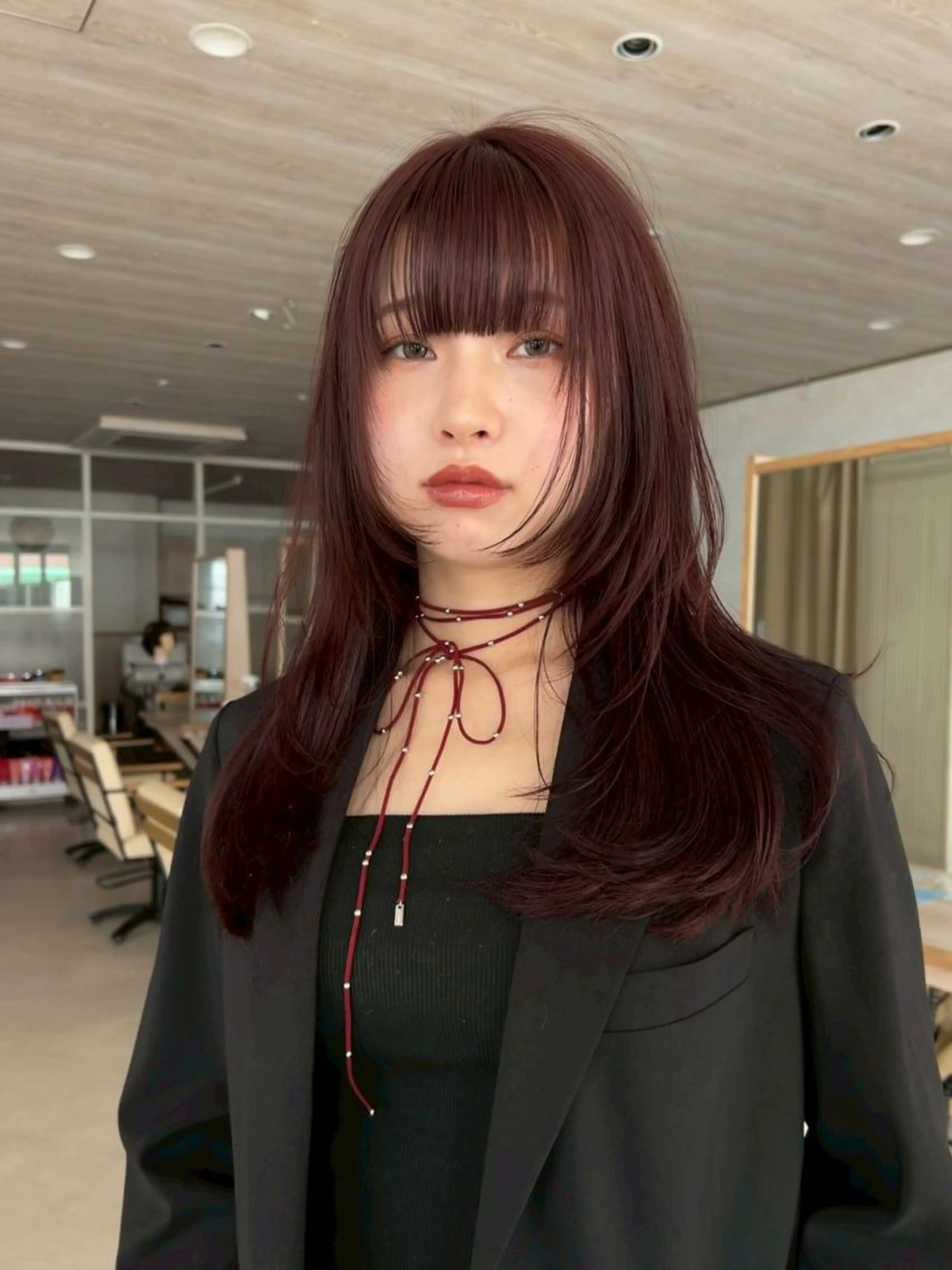 🍊ミニモ限定🍊人気no.1✨前髪カットor毛先カットor顔周りカットor毛量調整+カラー✨3回までご利用可能の写真