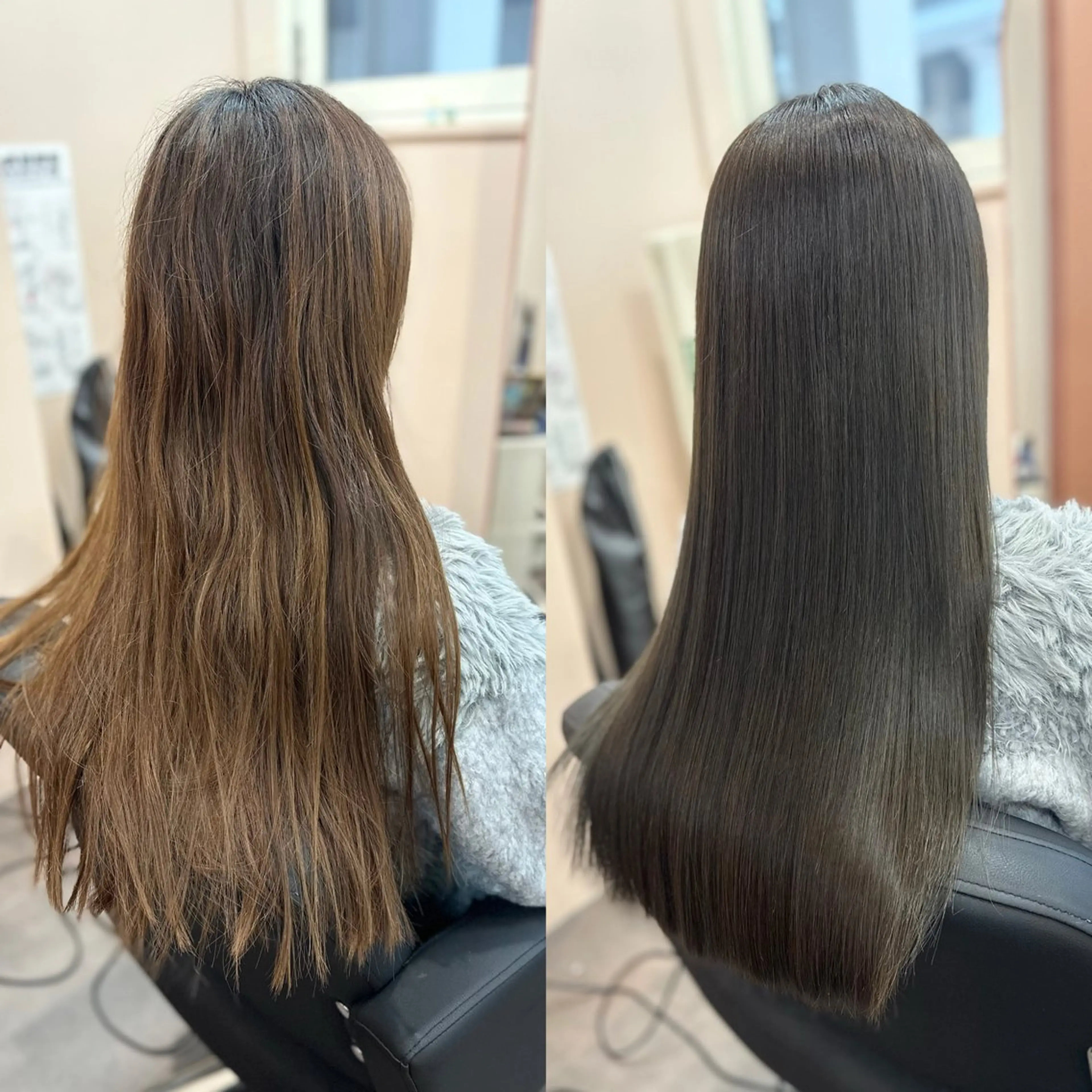 ロング カラー 透明感カラー グレージュ オリーブグレージュ オリーブグレー 髪質改善 カット ヘアカラー トリートメント 広島/美髪矯正/ 髪質改善/tamのヘアスタイル