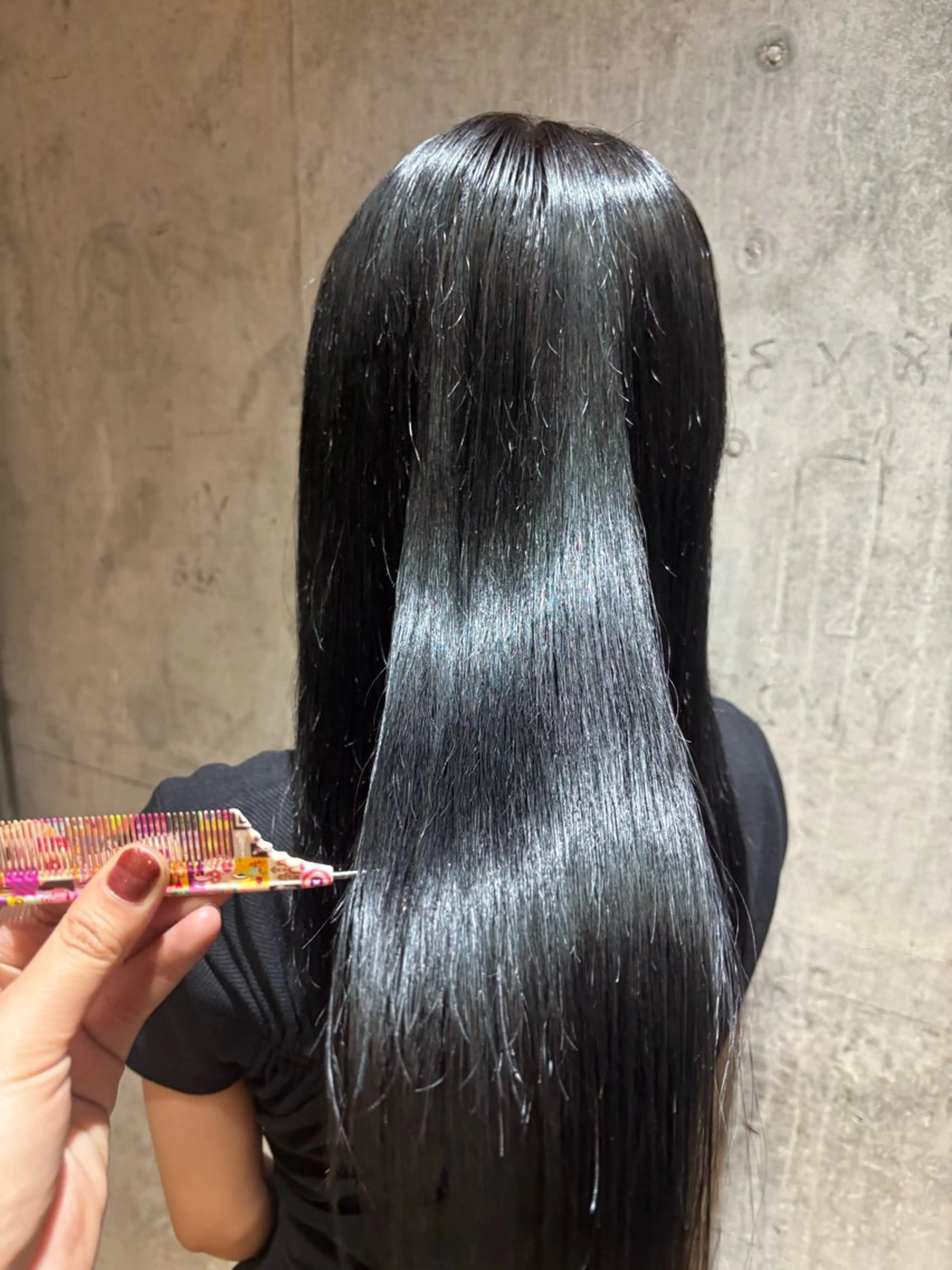 ロング ヘアカラー トリートメント ☆ﾘｻ  カラー/ トリートメント☆のヘアスタイル