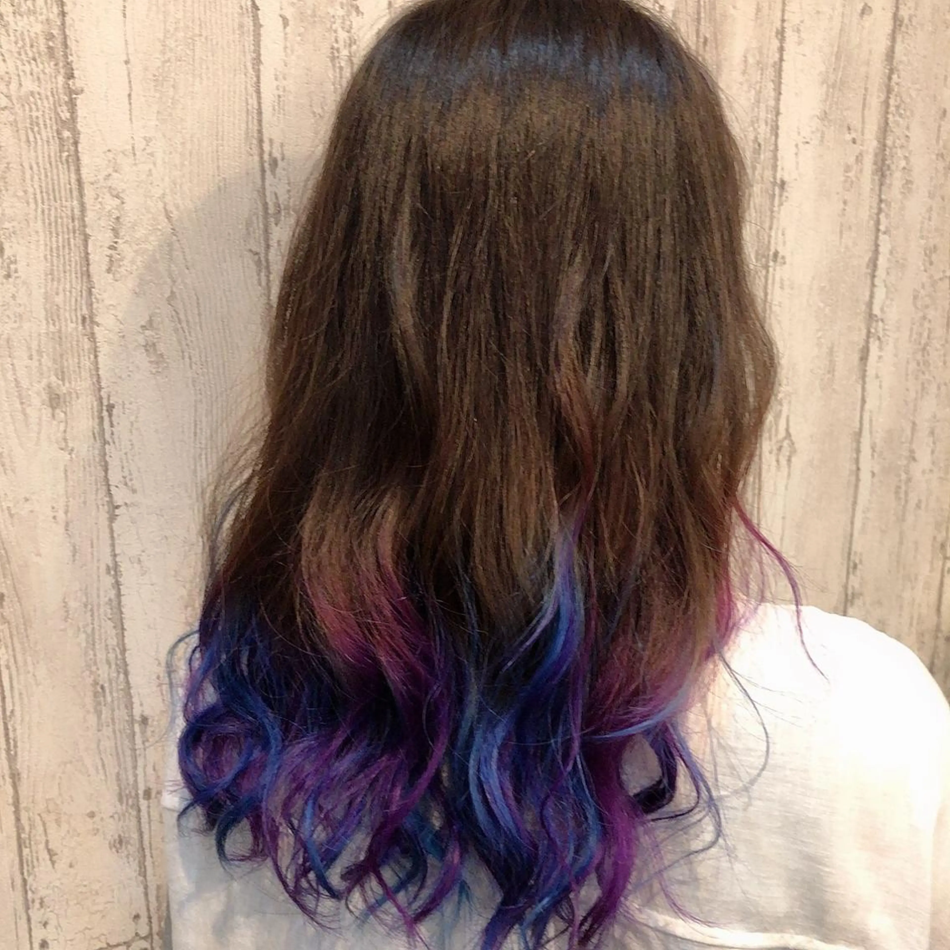 セミロング カラー Baby Step ウエノのヘアスタイル