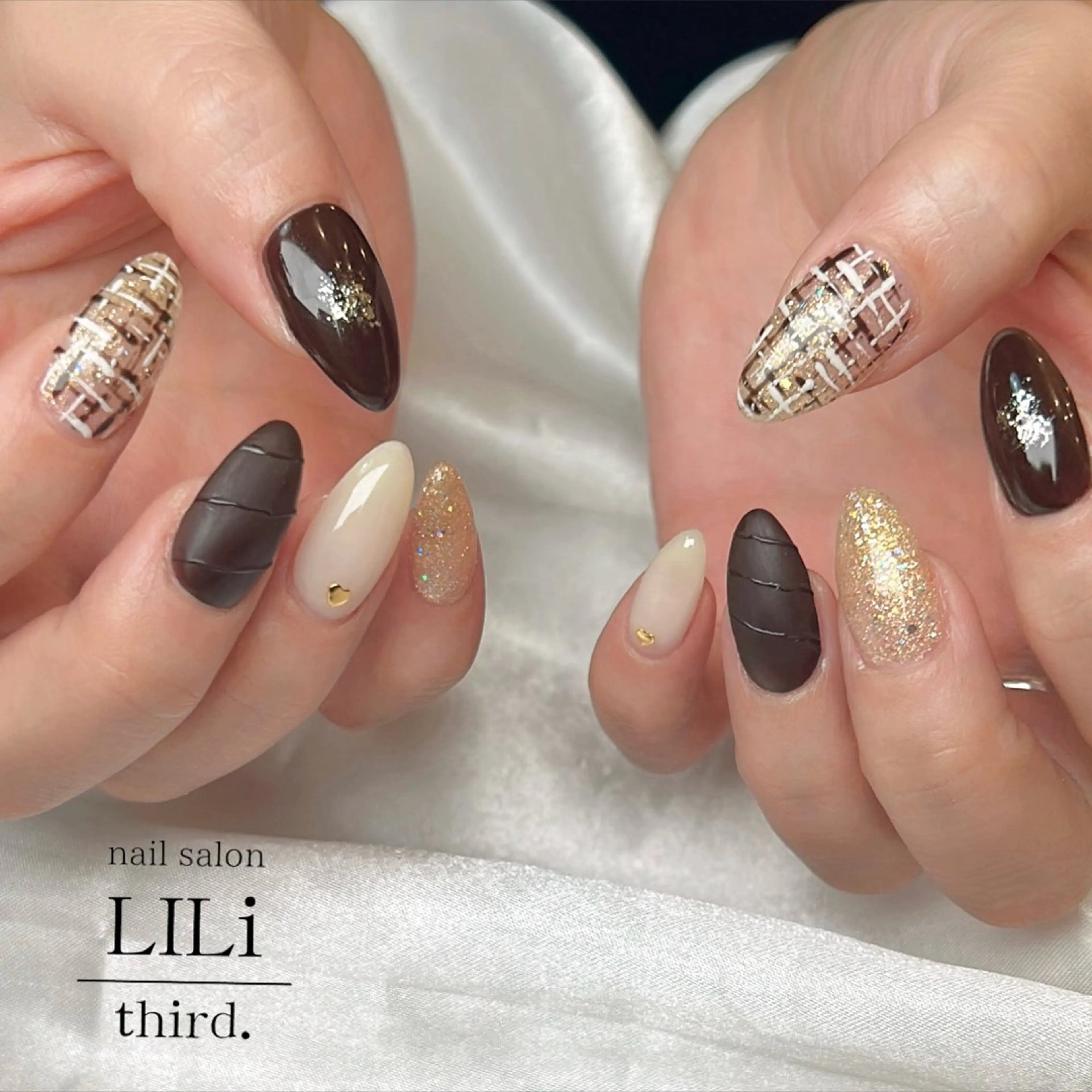 ネイル ハンドネイル nail salon LILi third.所属・Saya ᵕ̈*のネイルデザイン