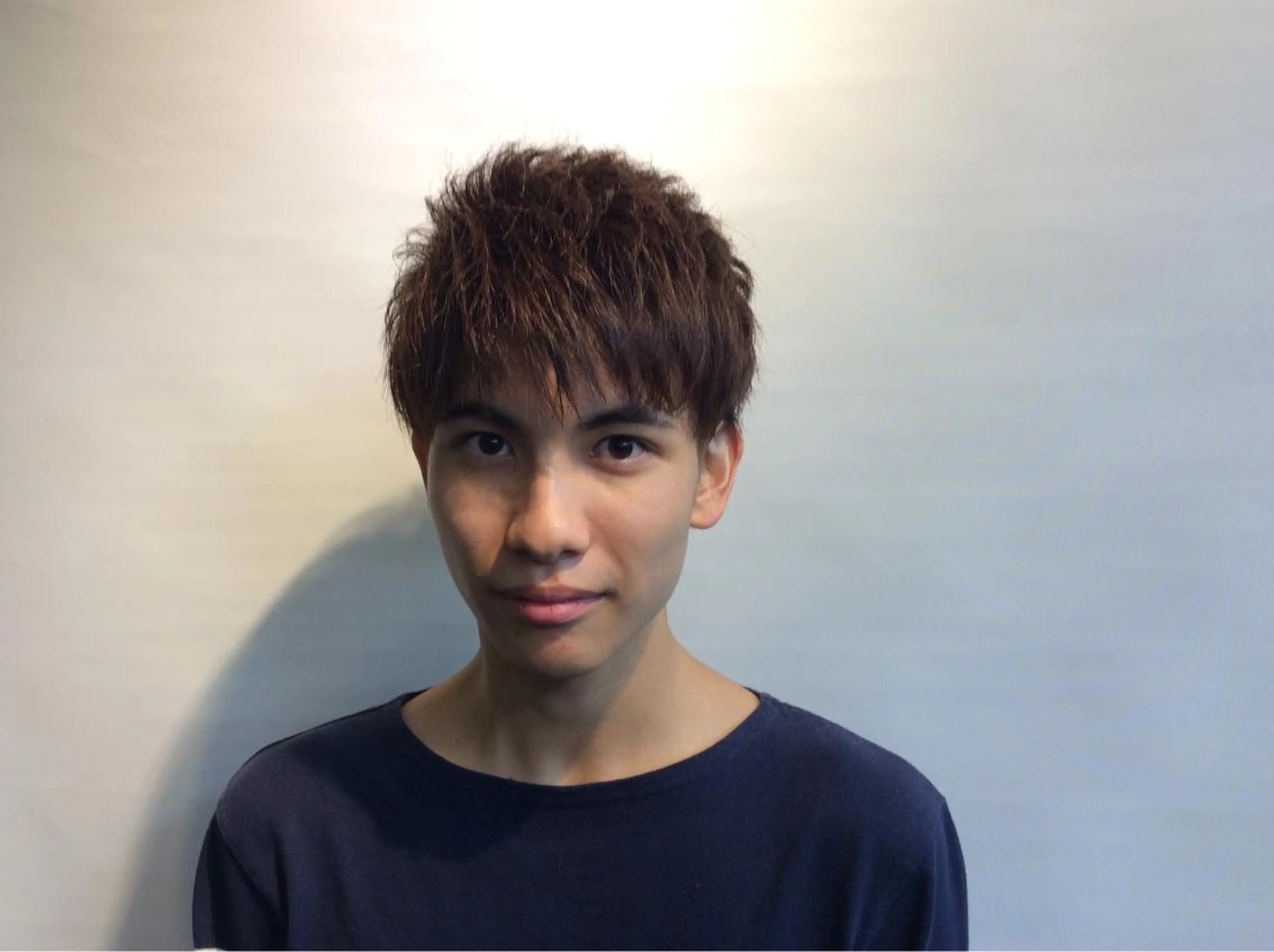 ショート カラー メンズ アッシュ アッシュグレー カット ヘアカラー トリートメント Clay所属・及川 祐輔のヘアスタイル