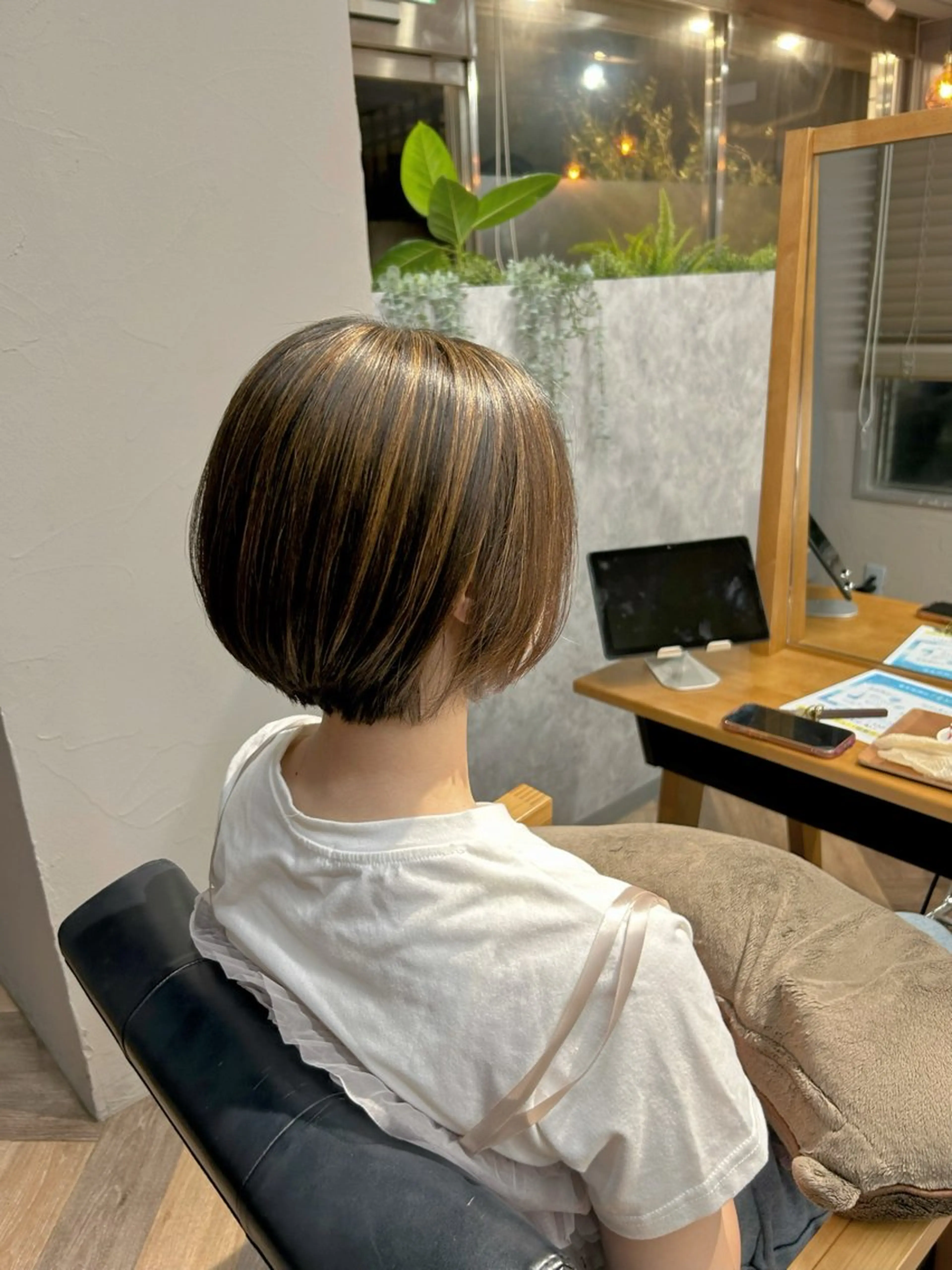 ショート カラー 🎠🤍minami ブリーチ🤍🎠のヘアスタイル