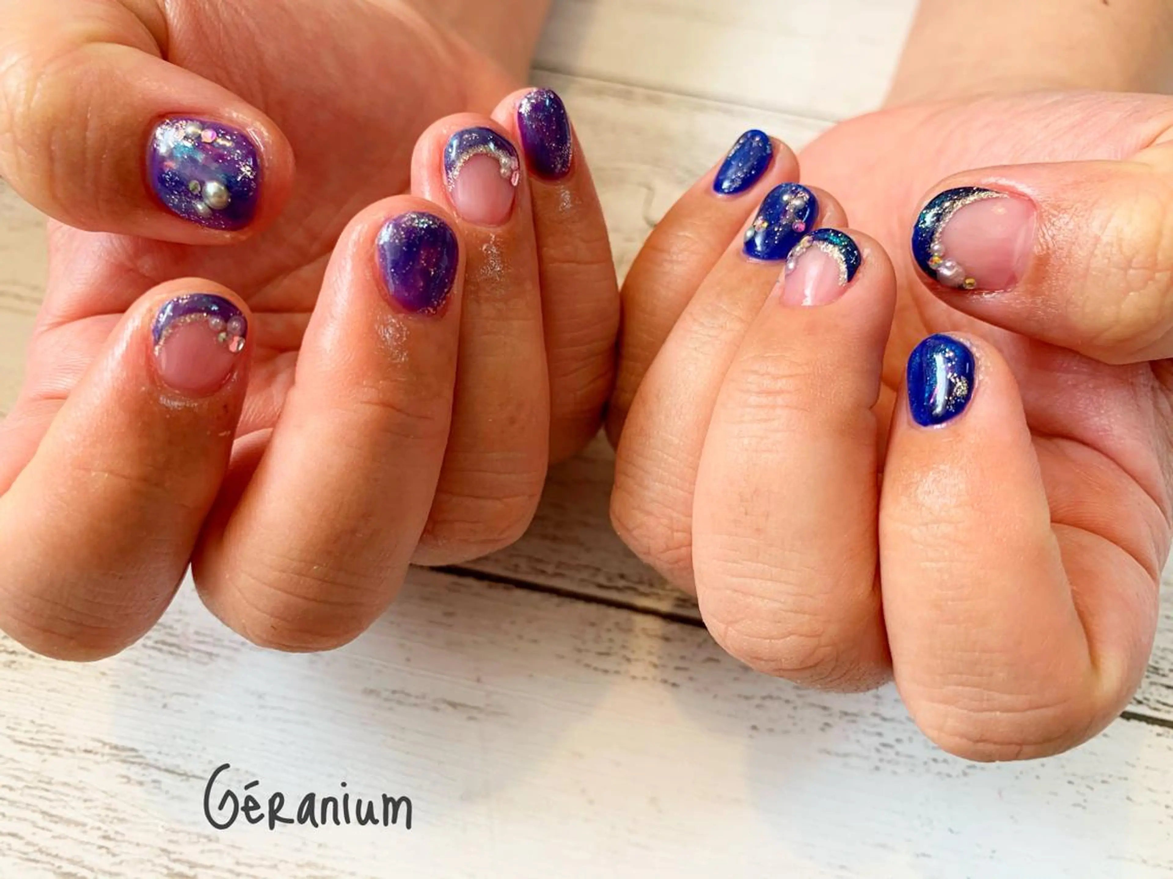 ネイル ハンドネイル GéRanium Harukaのネイルデザイン