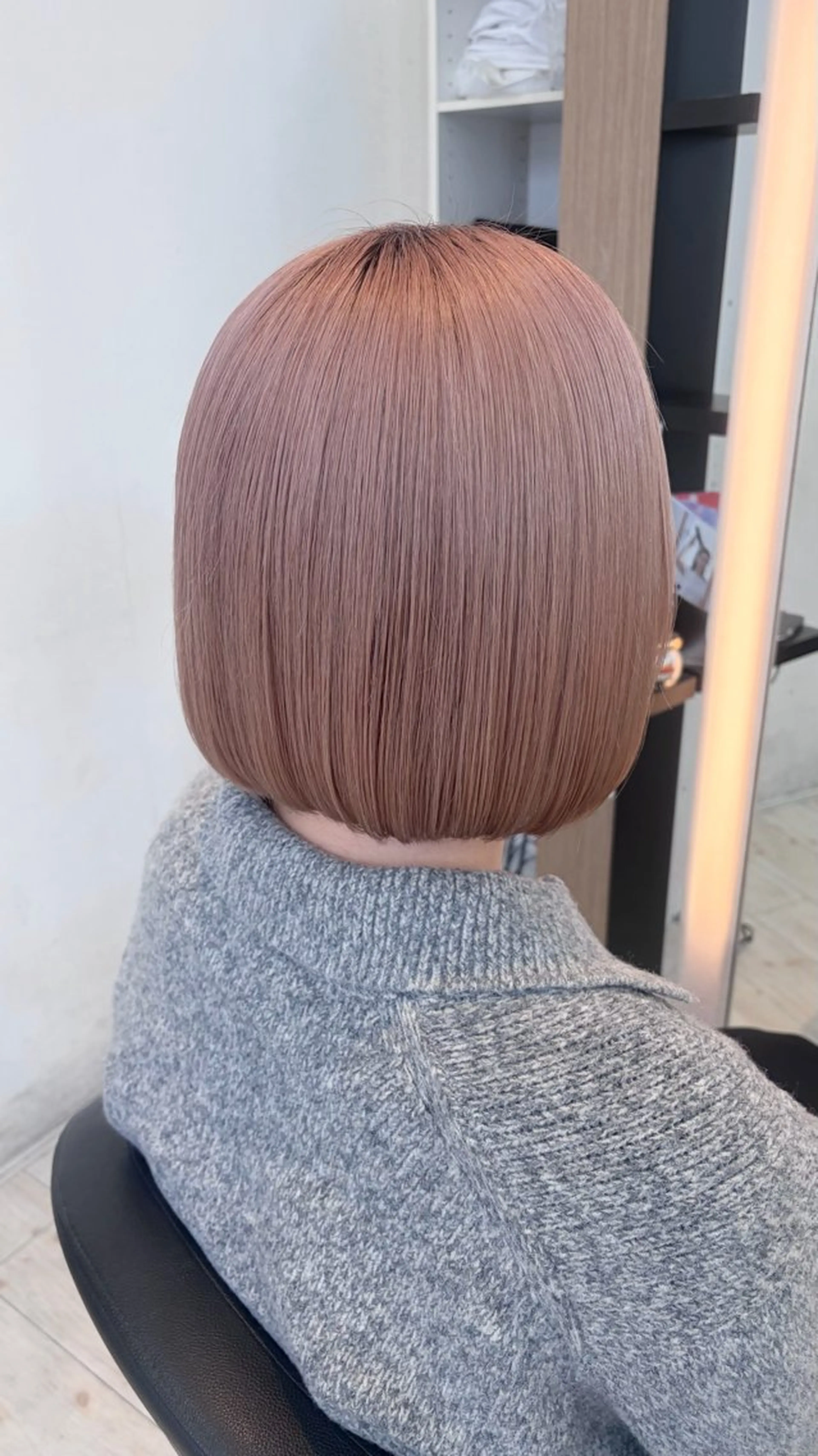 ショート カラー ヘアカラー トリートメント ブリーチ/髪質改善/ ハイトーン/暖色のヘアスタイル