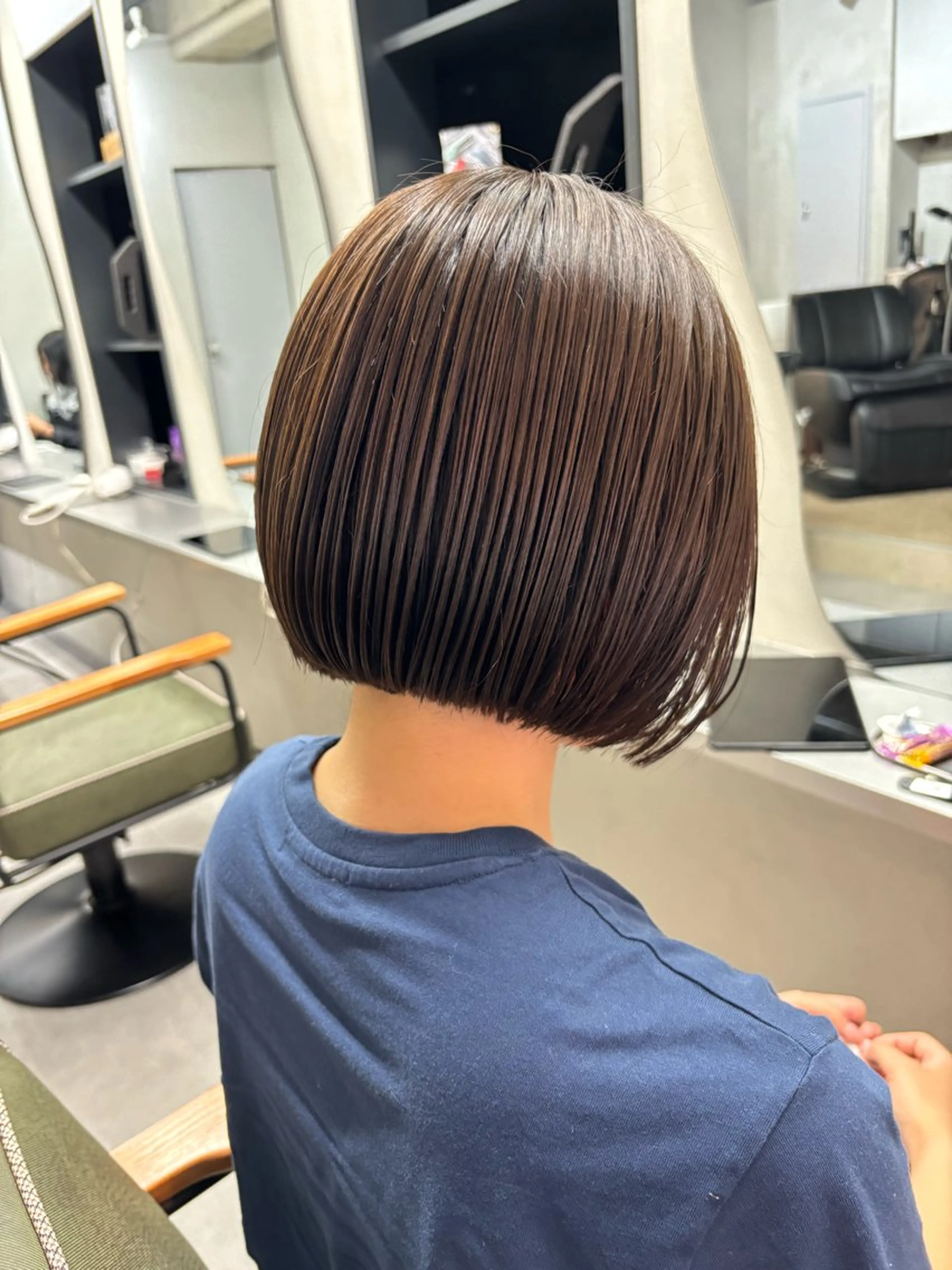 ショート カラー ボブ カット ヘアカラー トリートメント nico 麻生 やまざきれいのヘアスタイル