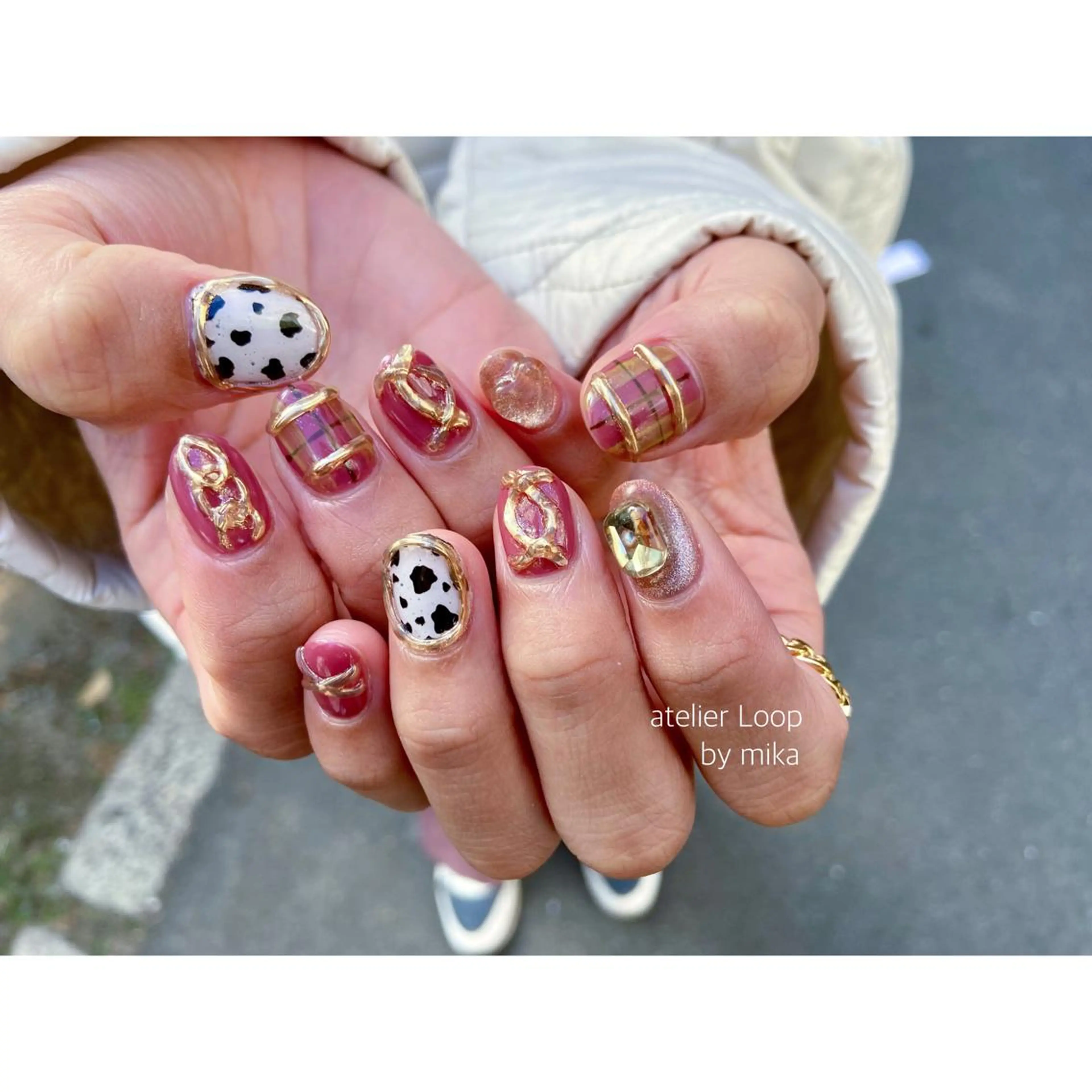 ネイル アートネイル クリアネイル ジェルネイル グラデーション 韓国ネイル atelierLoopbyshiho所属・atelier Loop♪MIKAのネイルデザイン