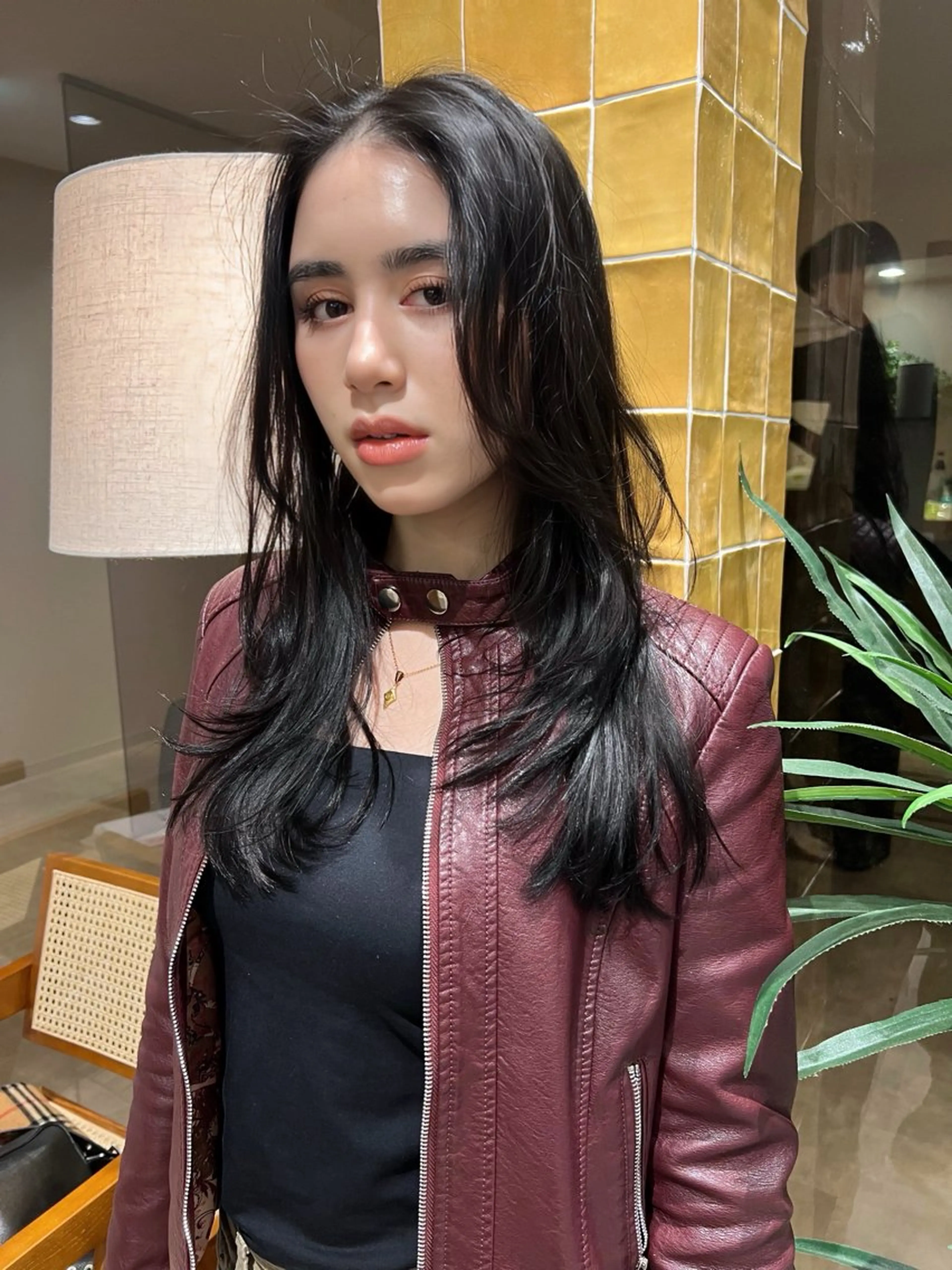 ロング カラー カット ヘアカラー トリートメント レイヤー/ 透明感SHIMAのヘアスタイル