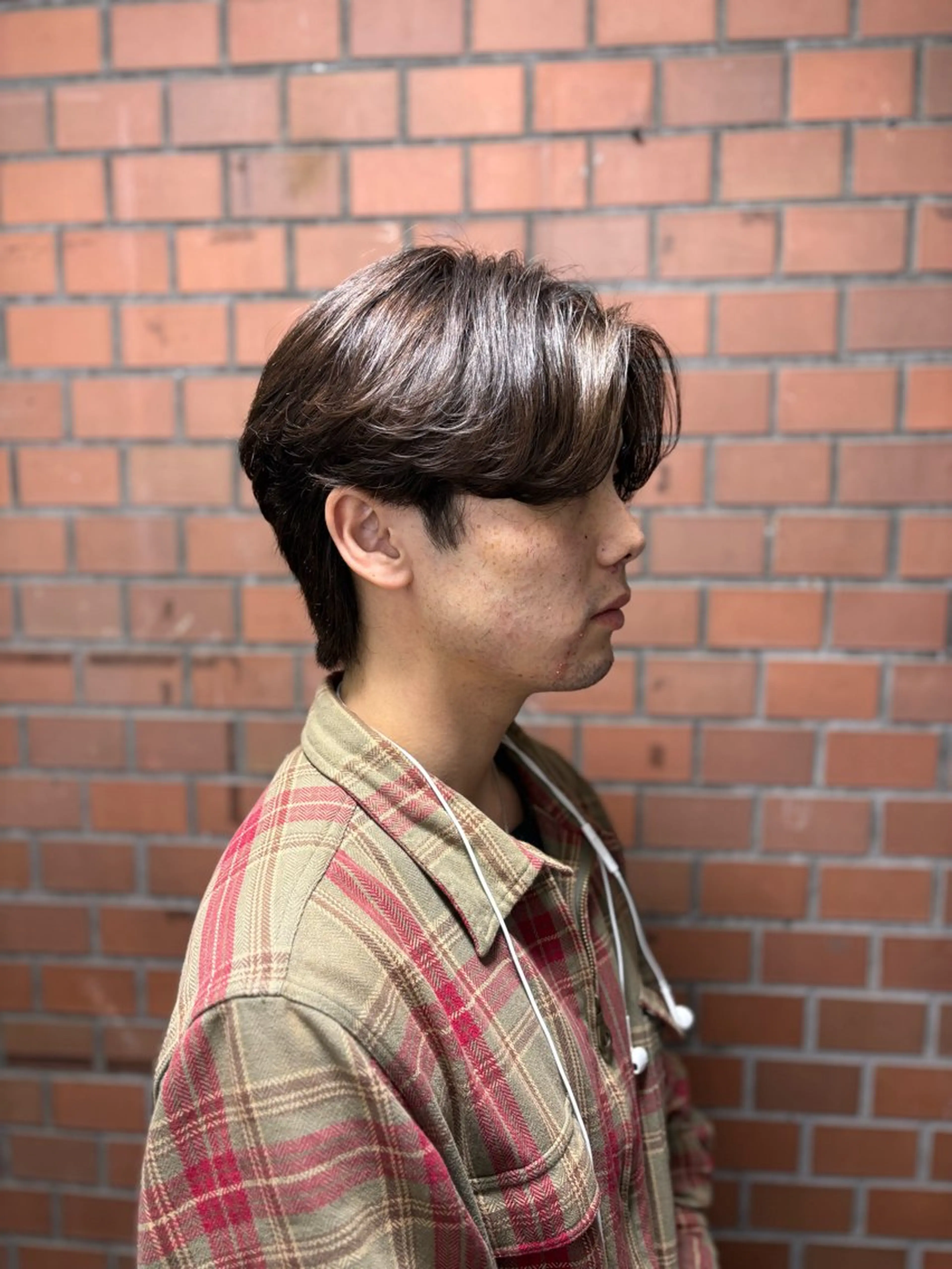 メンズ センターパート カット パーマ kenshin/艶髪 /似合わせカットのヘアスタイル