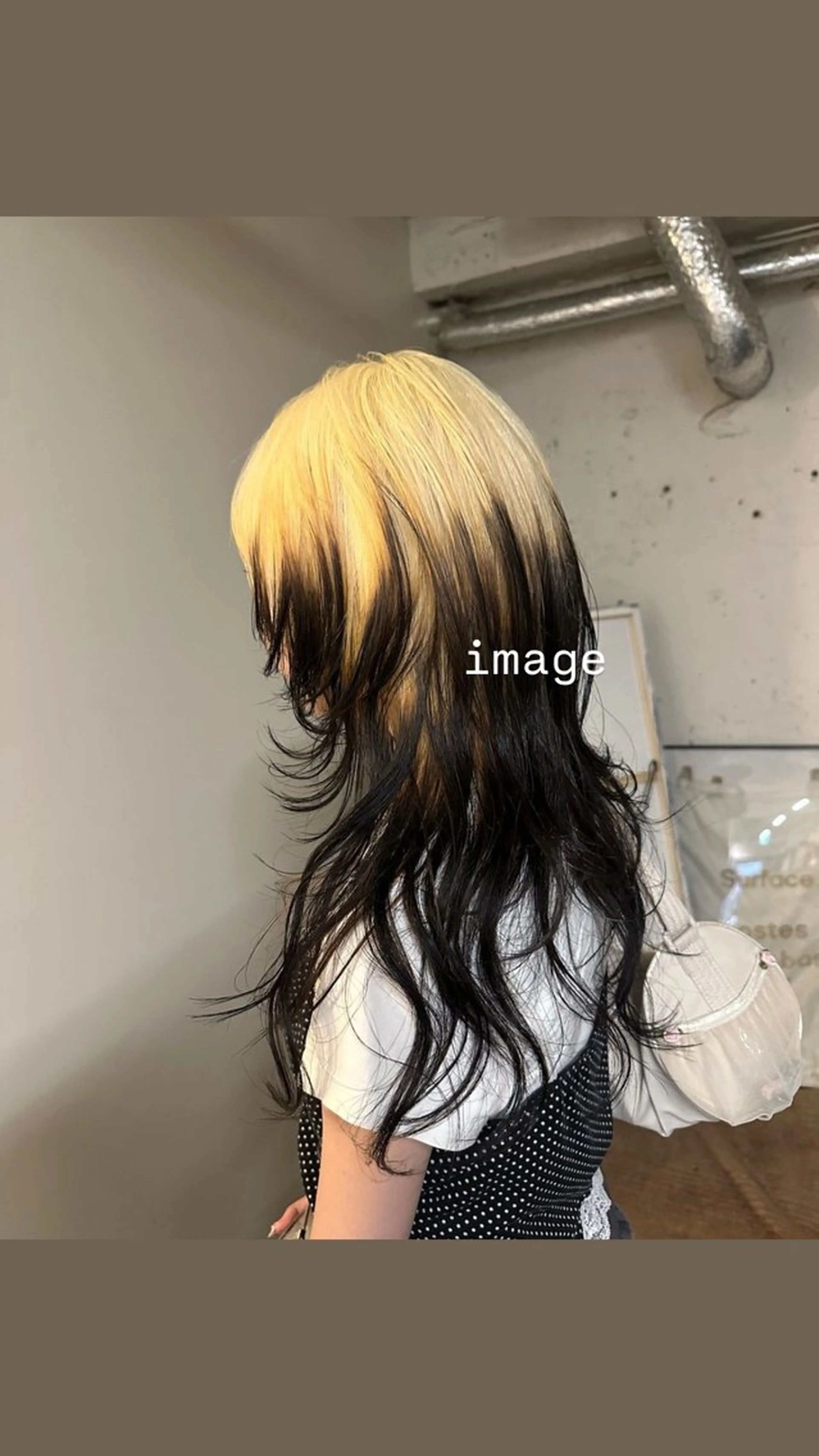 ロング ヘアカラー 羽鳥 菜々子のヘアスタイル