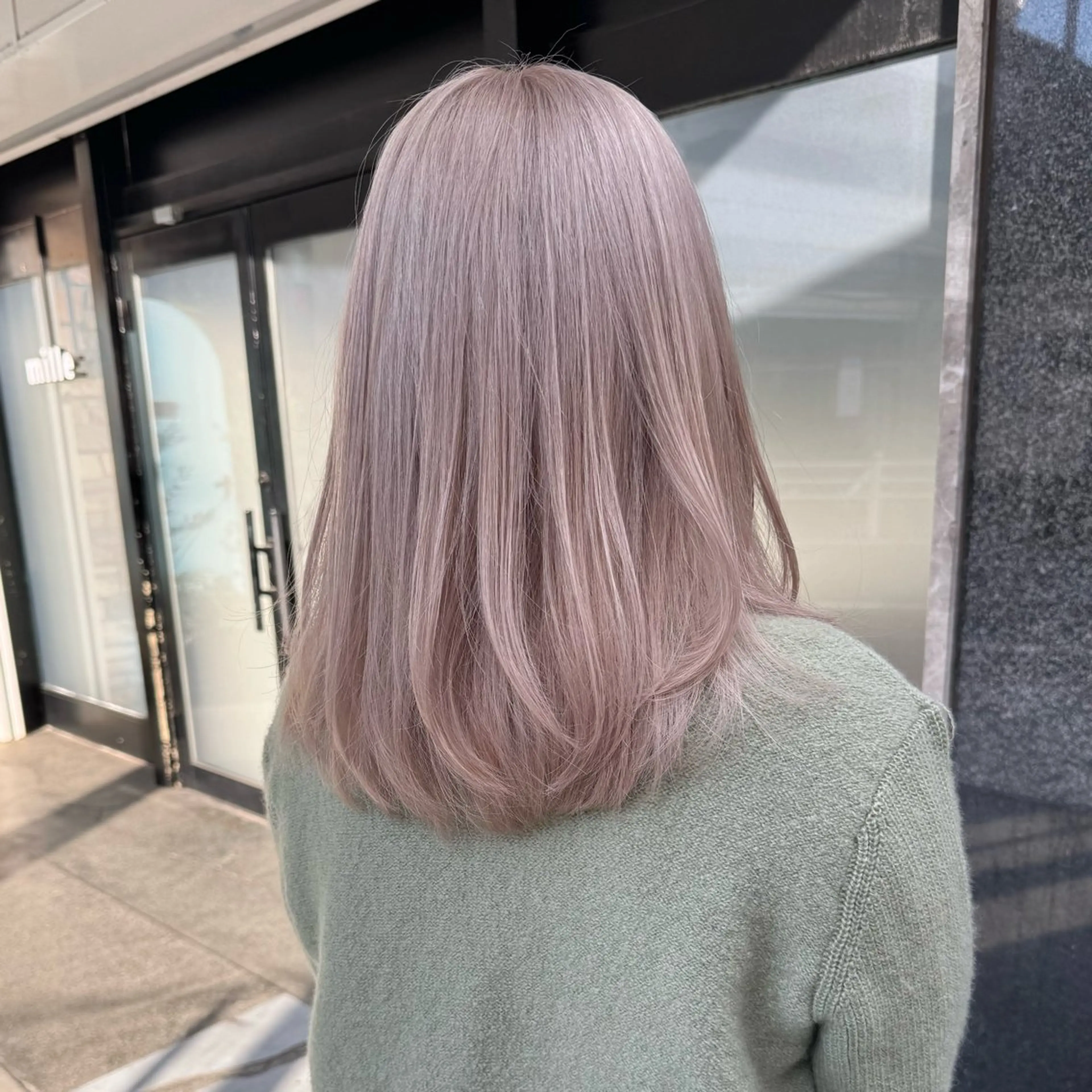 セミロング カラー 暖色カラー/ブリーチ 🎀オビツメイ🎀のヘアスタイル