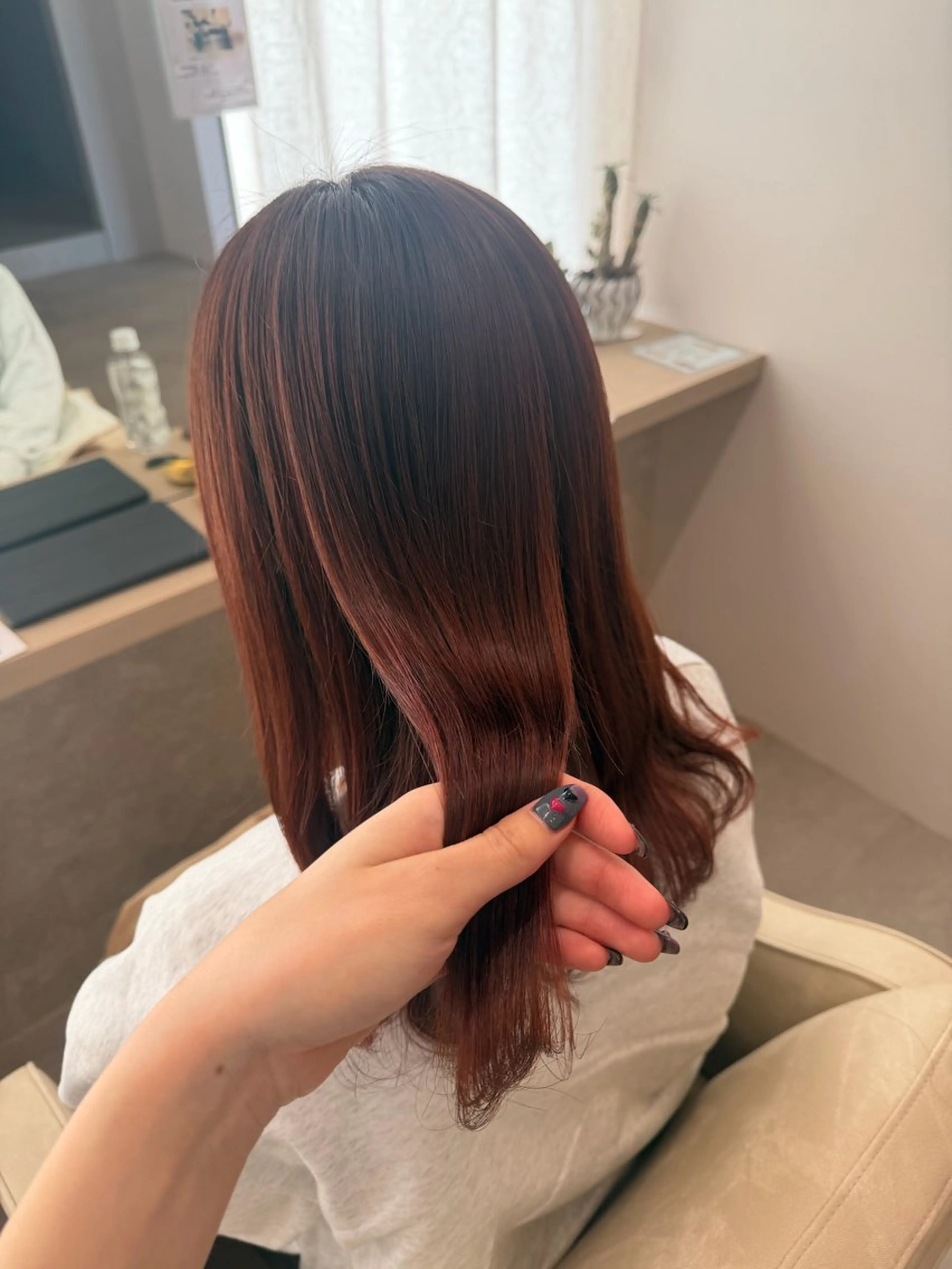 セミロング カラー りん/ハイトーン💖 🌈髪質改善✨️浜松のヘアスタイル