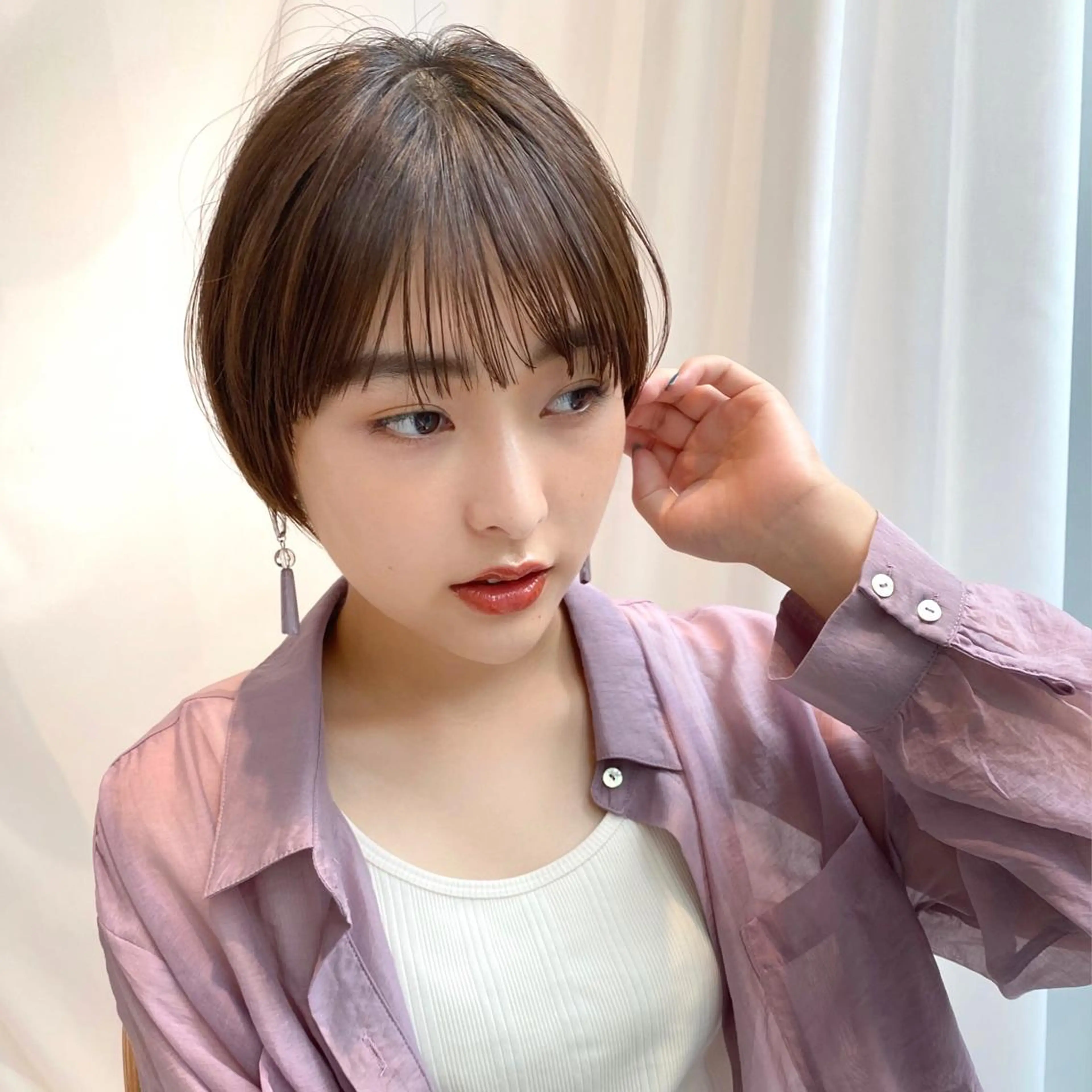 ショート 韓国くびれレイヤー 🇰🇷はづきのヘアスタイル