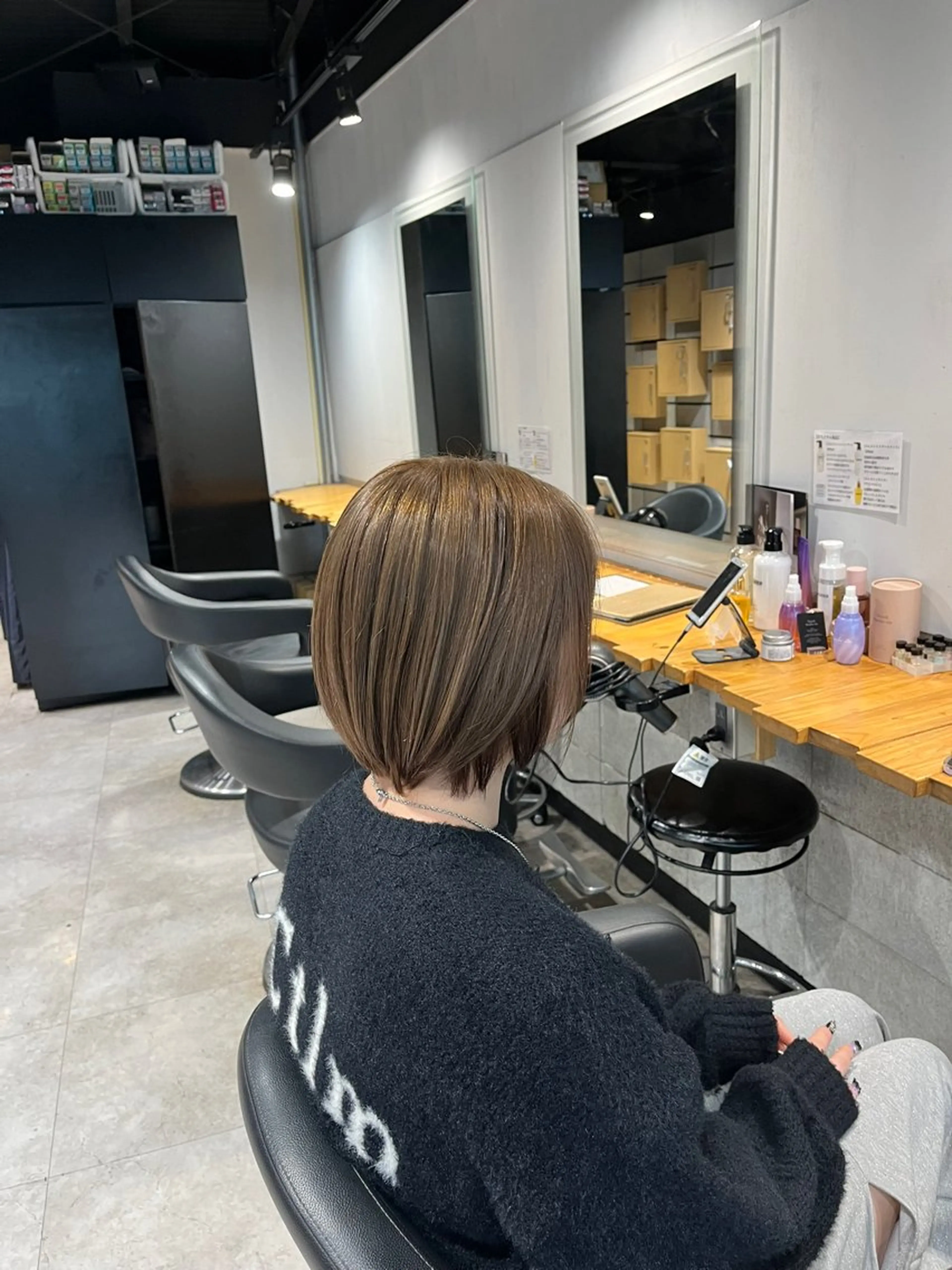 ミディアム カラー ヘアカラー 透明感カラー 艶髪🫧Yumaのヘアスタイル