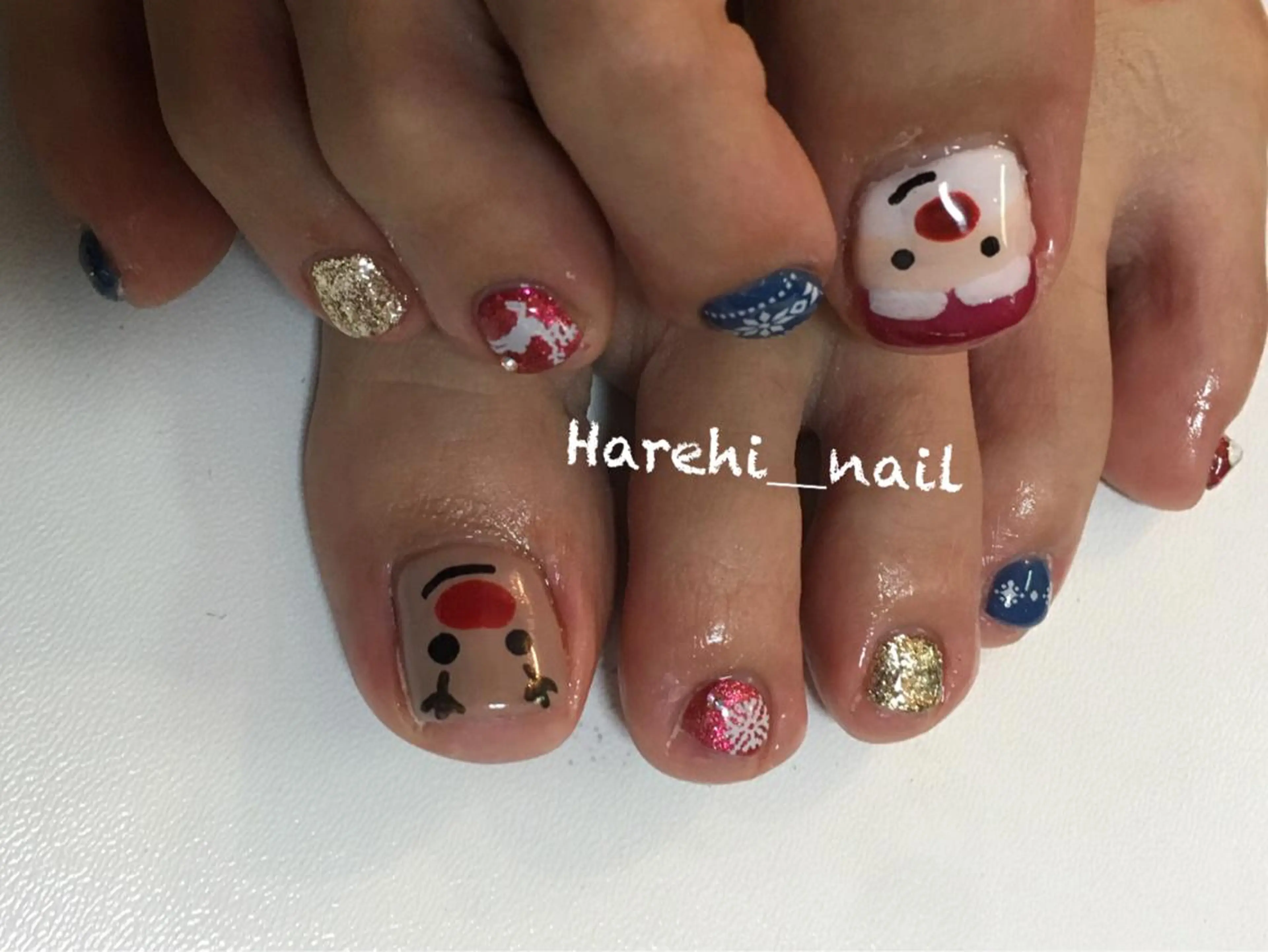 ネイル フットネイル Harehi_ nailのネイルデザイン