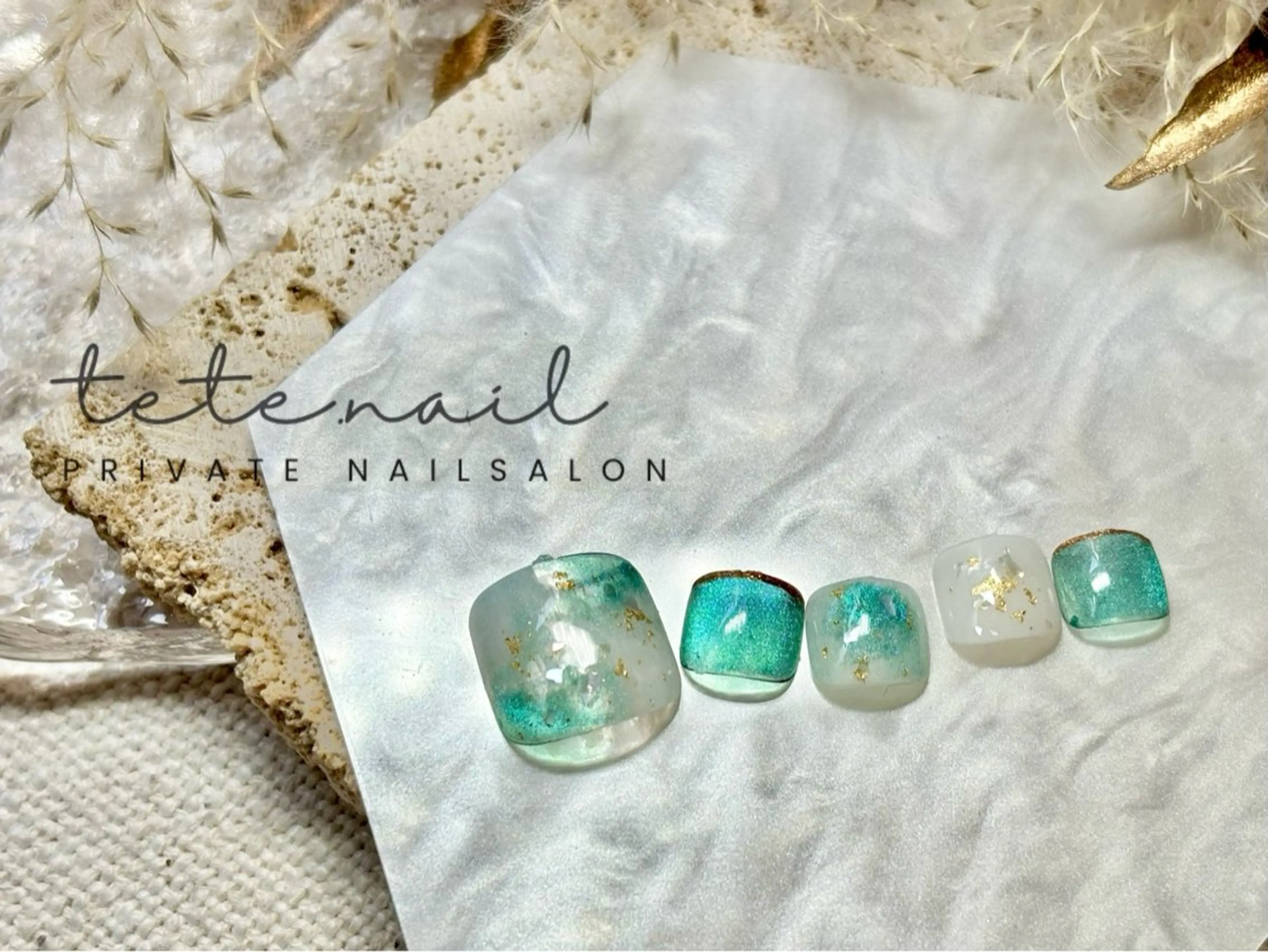 ネイル フットネイル tete. nailのネイルデザイン