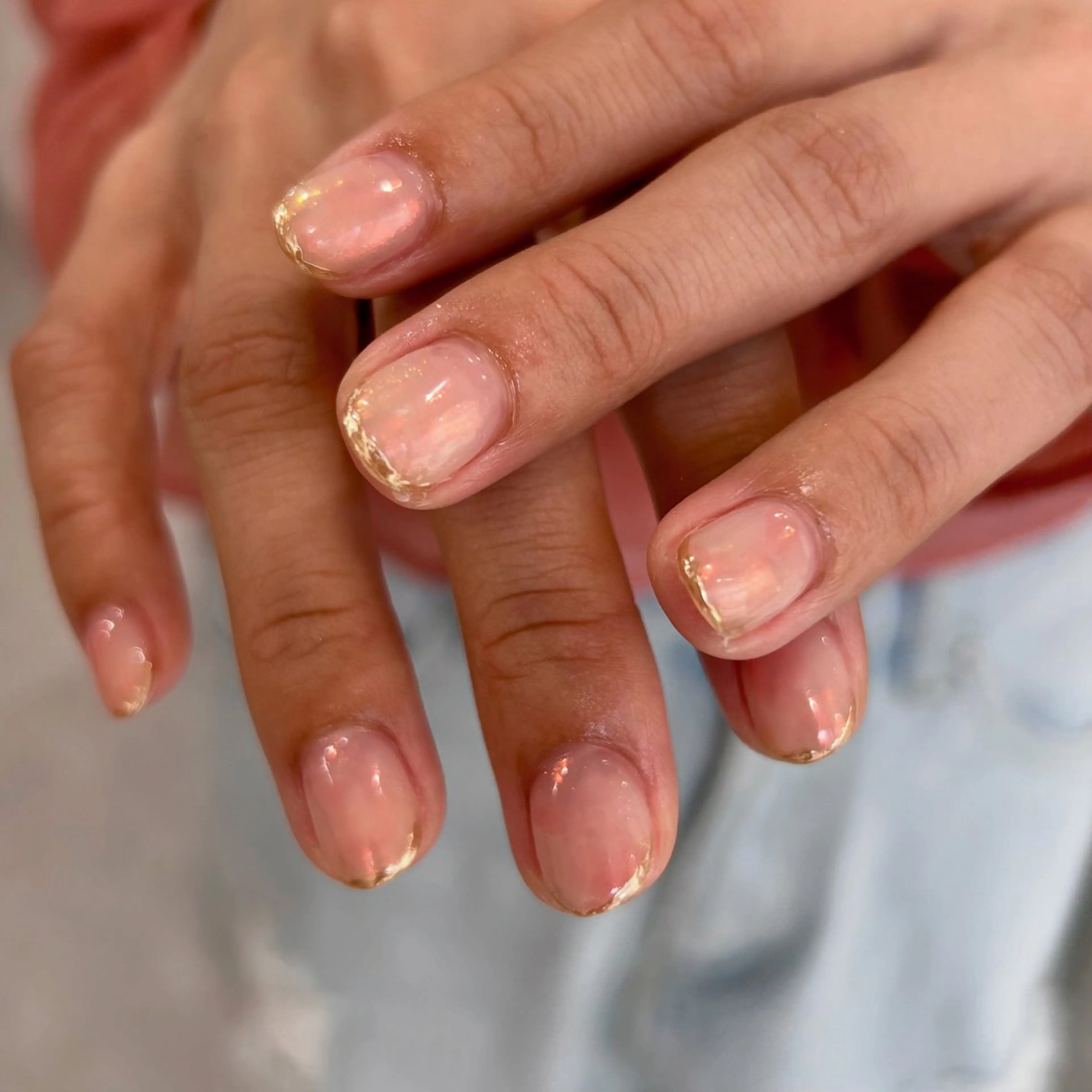 ネイル ニュアンスネイル ピンク ハンドネイル RYO ／Amourのネイルデザイン