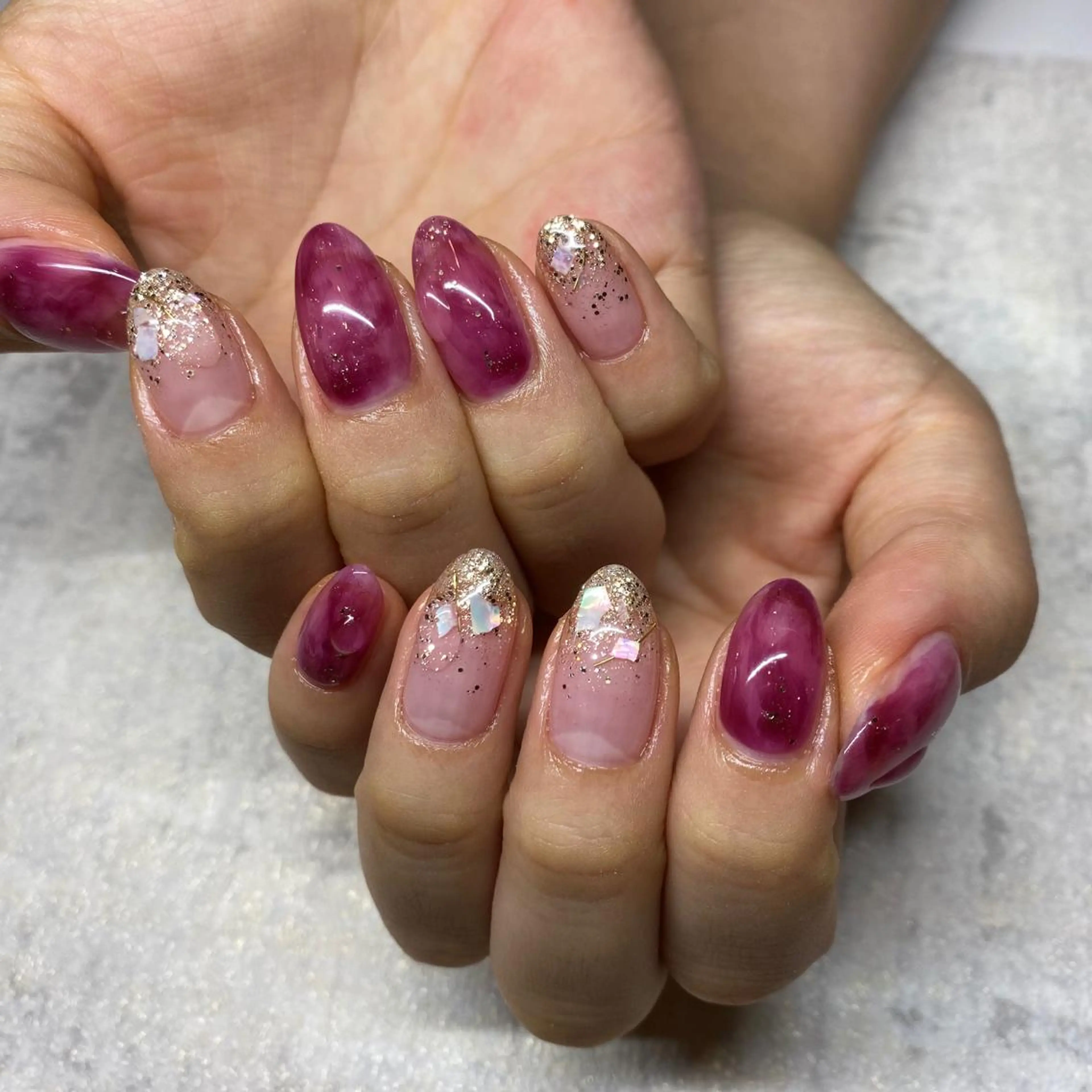 ネイル ハンドネイル NORA nail UMEDAのネイルデザイン