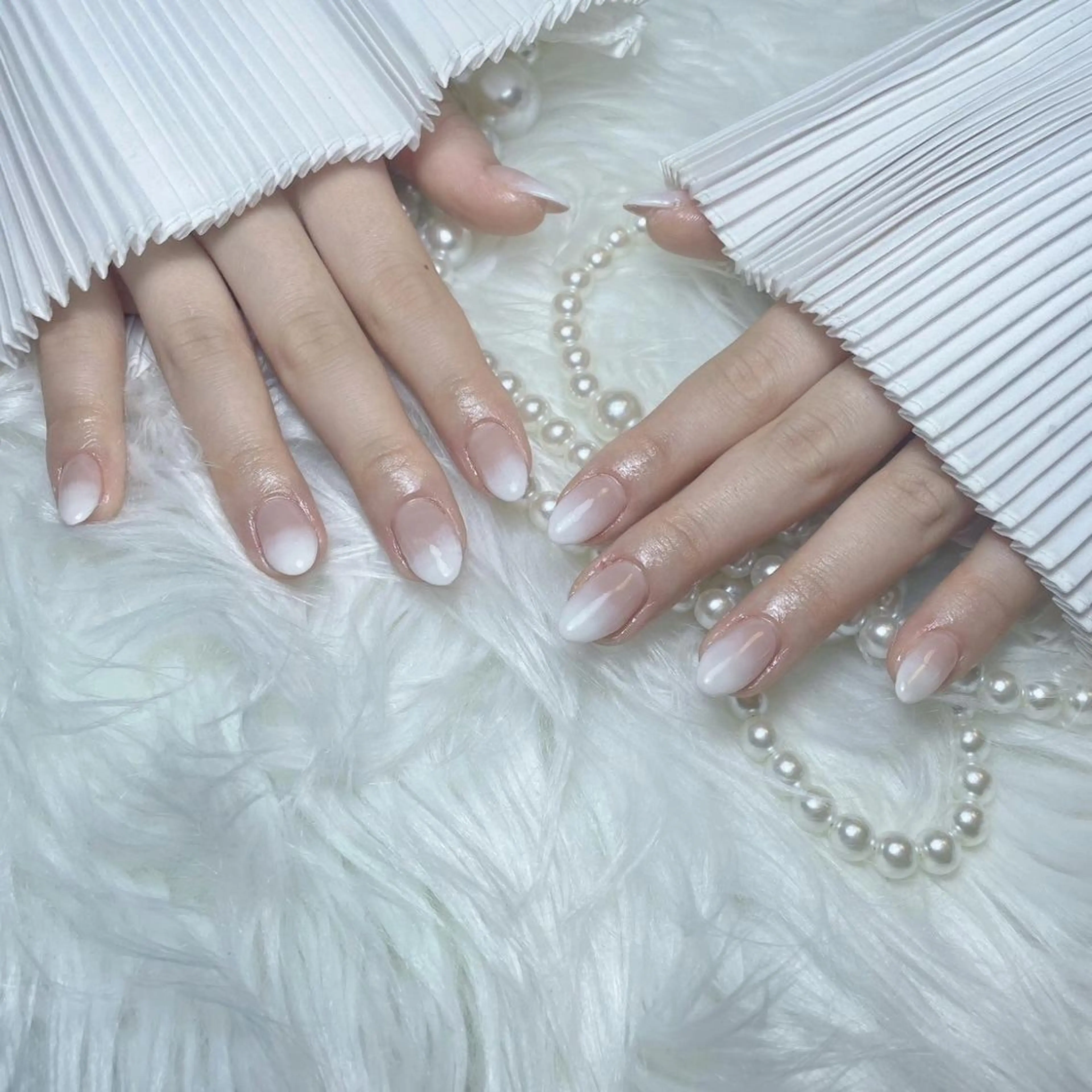 ネイル RAFFINE 月🦋🩵のネイルデザイン