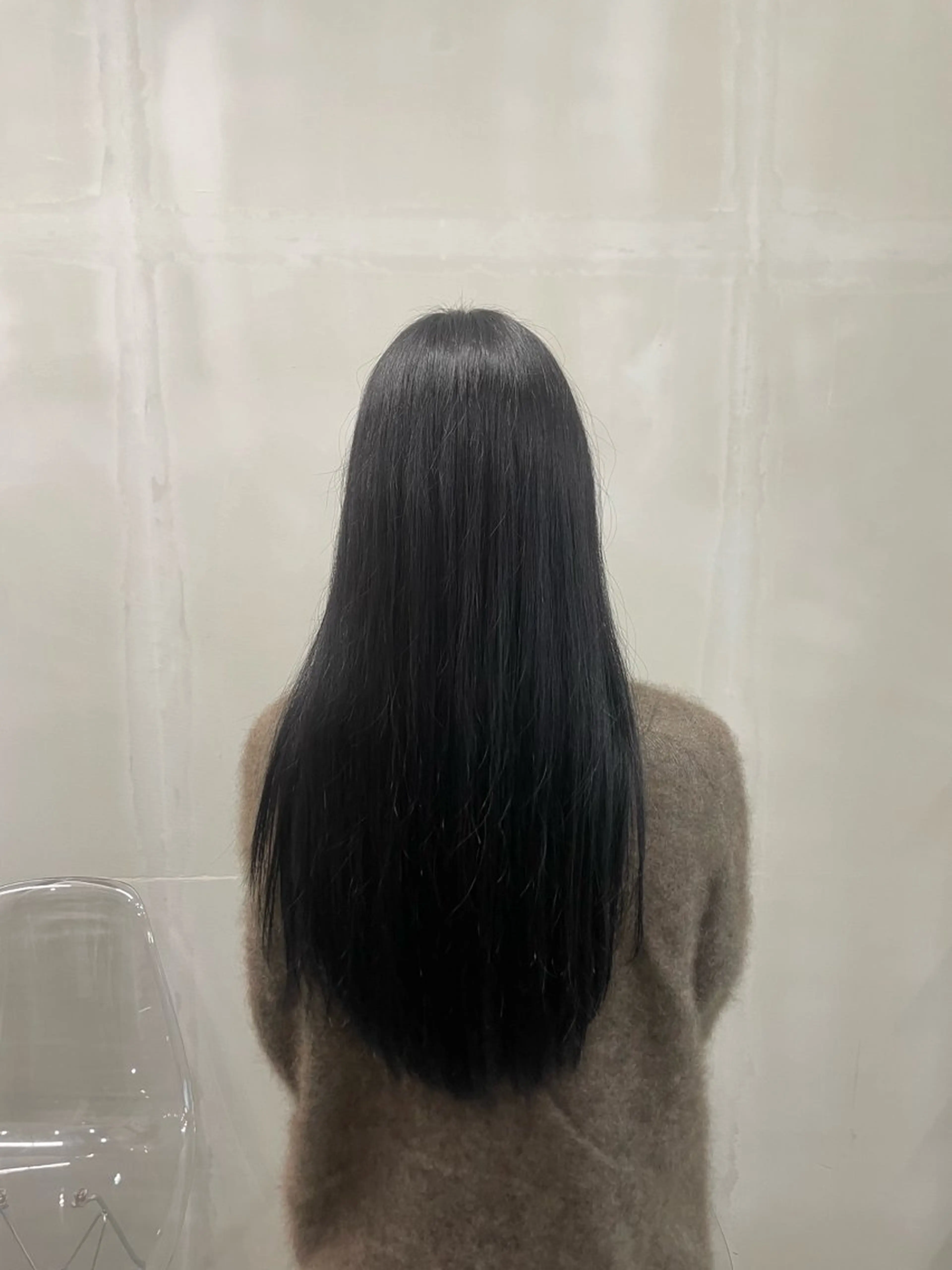 カラー 黒髪 ブルーカラー ブルーブラック ALLEN hair 京橋店所属・ユウ/ ALLEN hairのヘアスタイル