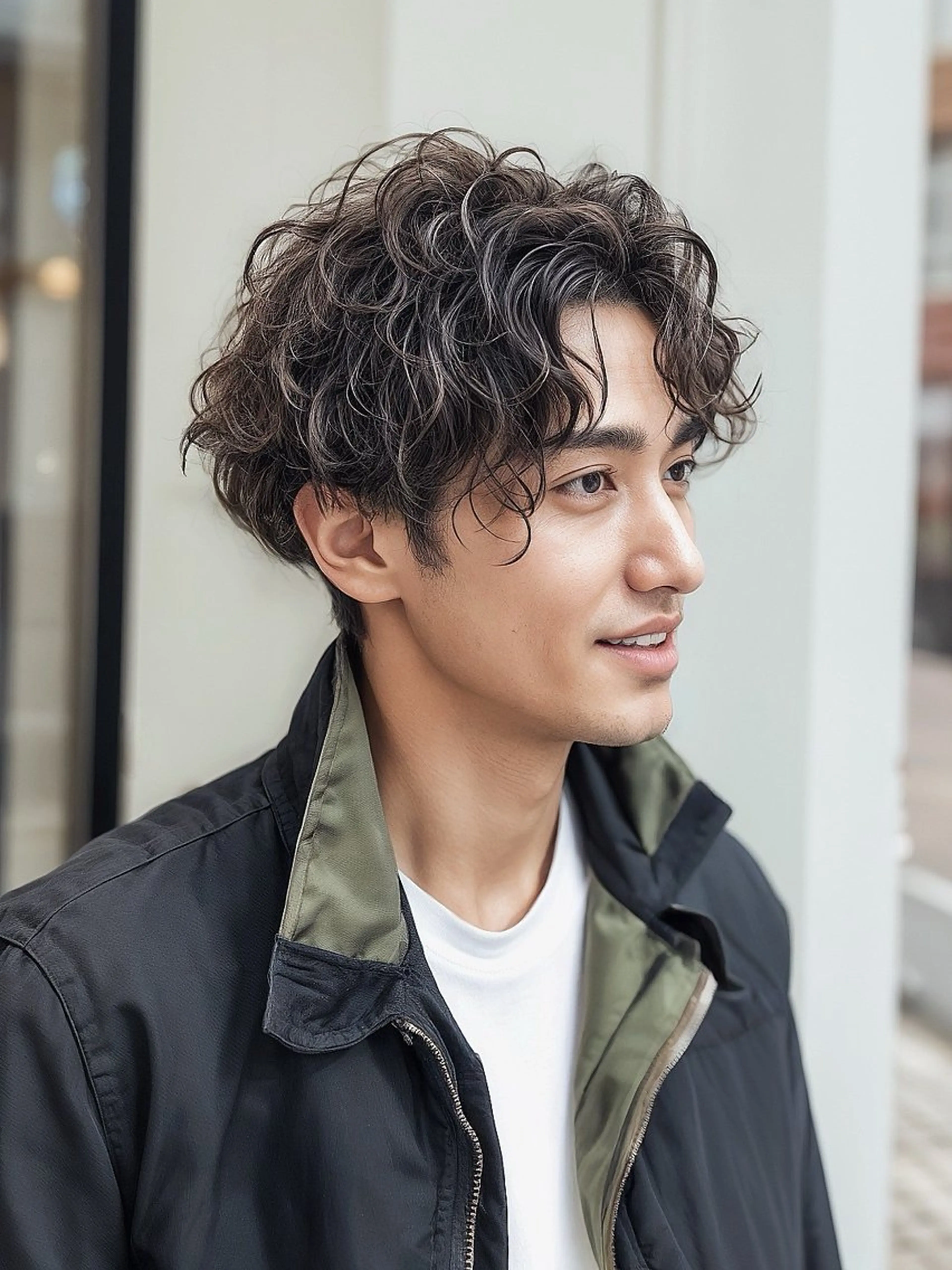 【12月限定クーポン👑】🎱カット＋メンズパーマ＋ケアトリートメント🎱の写真