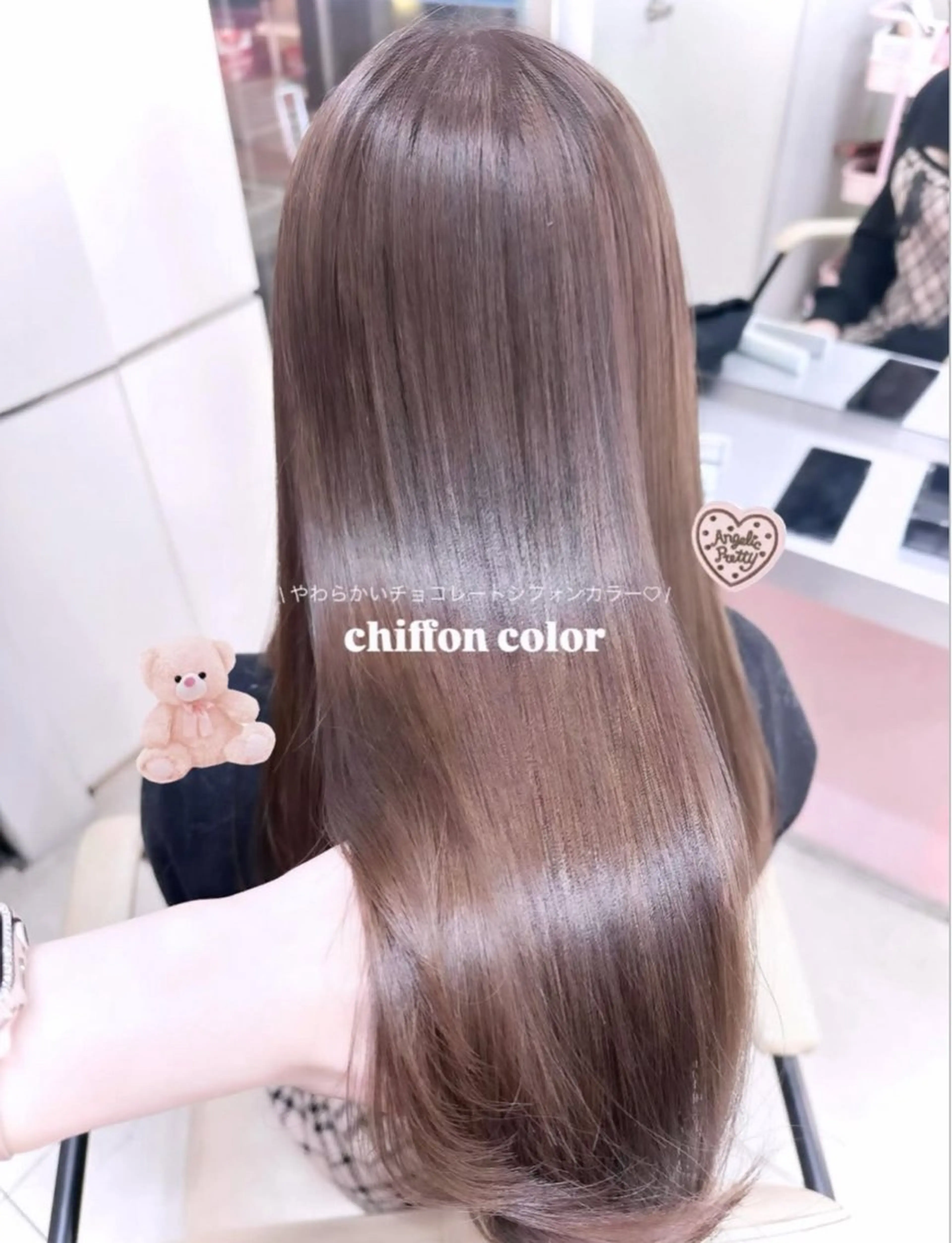 カラー ブリーチ 透明感カラー ダブルカラー ブリーチなしカラー ヘアカラー 池袋🎀 Rea♡モデル募集のヘアスタイル