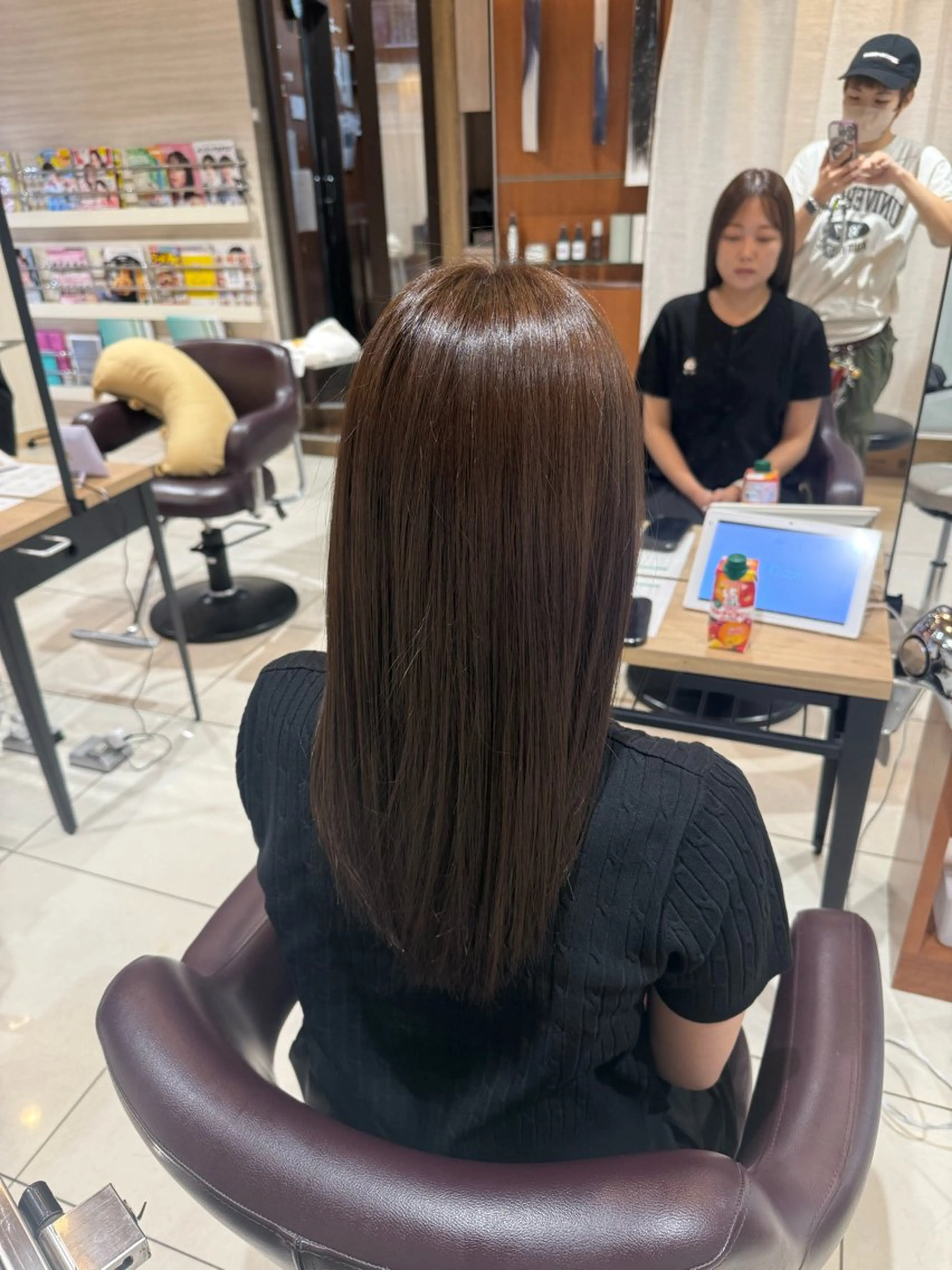 ロング 髪質改善 トリートメント 鈴木愛海/似合わせ /透明感カラーのヘアスタイル