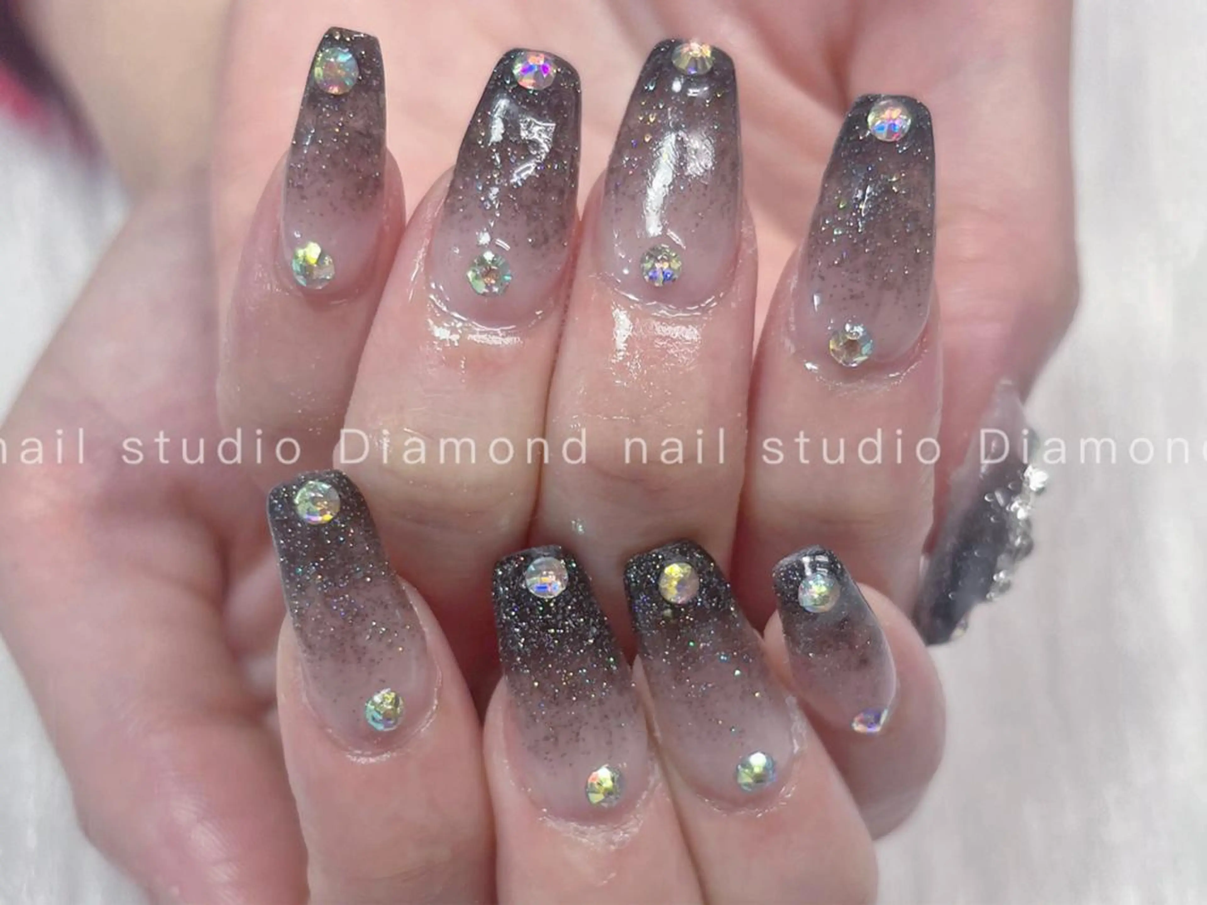ネイル 持ち込み シンプルネイル DIAMOND Nail🍒のネイルデザイン