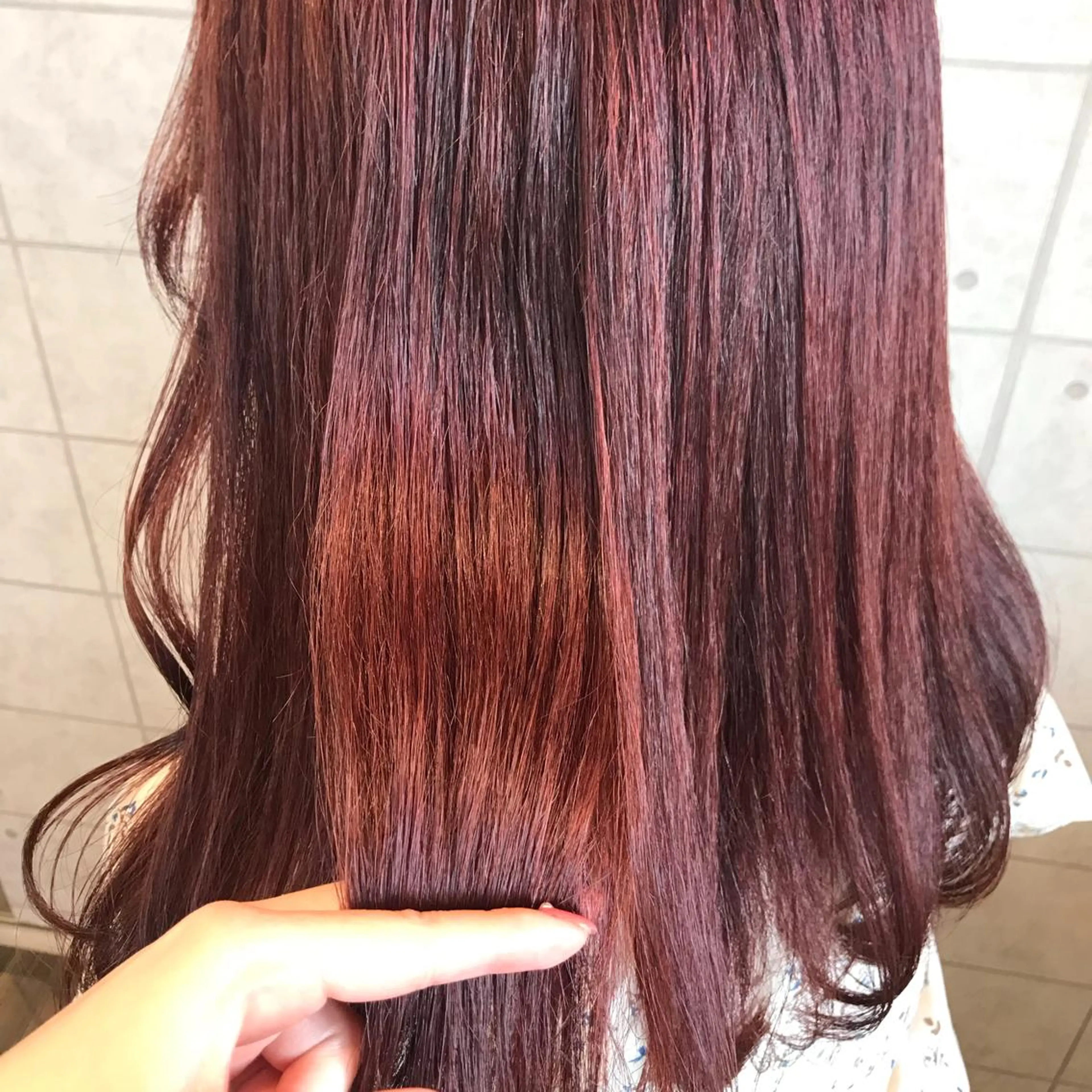 ロング カラー knock【ノック】所属・烏丸韓国ヘア🇰🇷 ayaka🎀のヘアスタイル