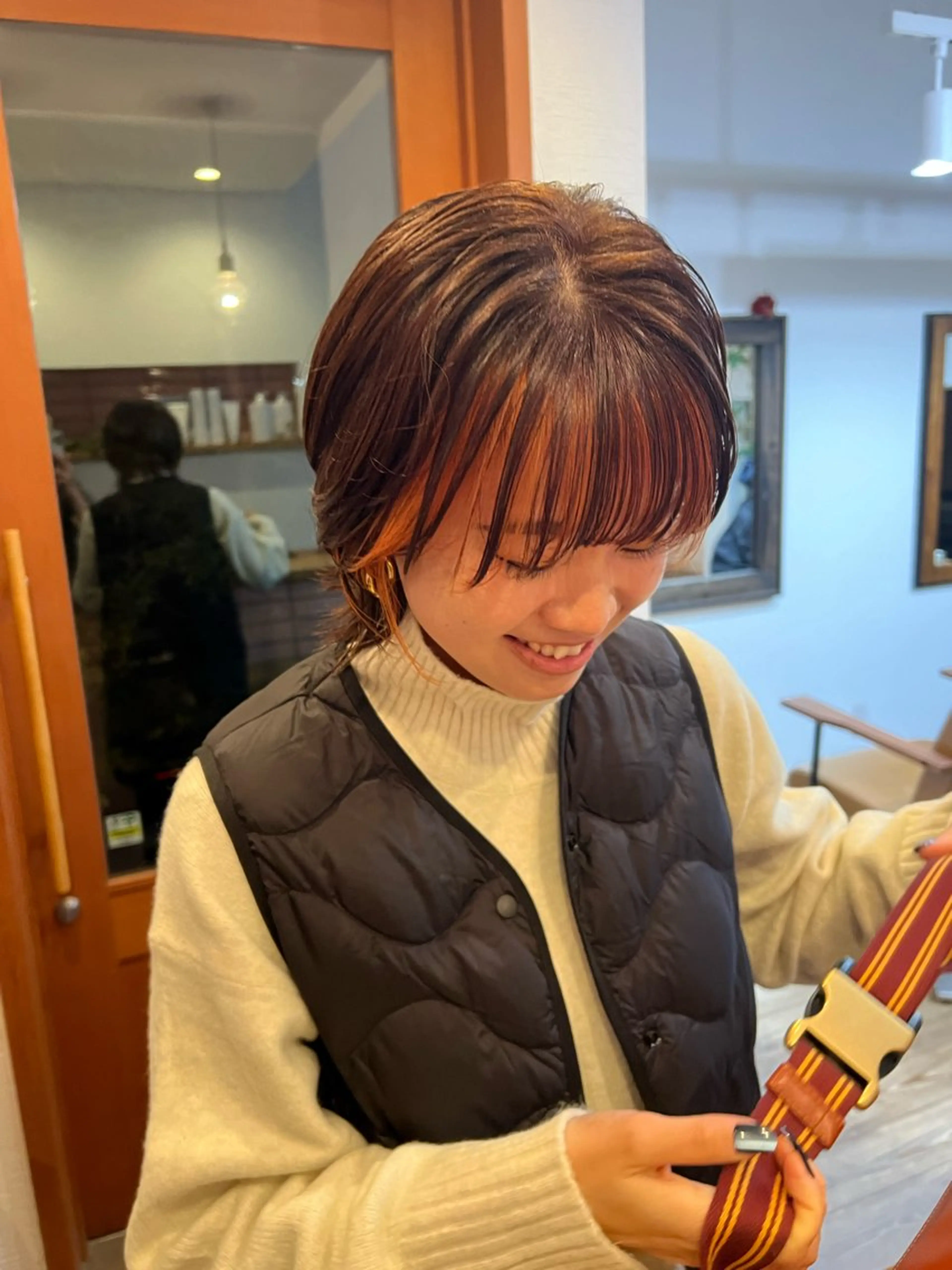 ミディアム Strawberry所属・原田 志保のヘアスタイル