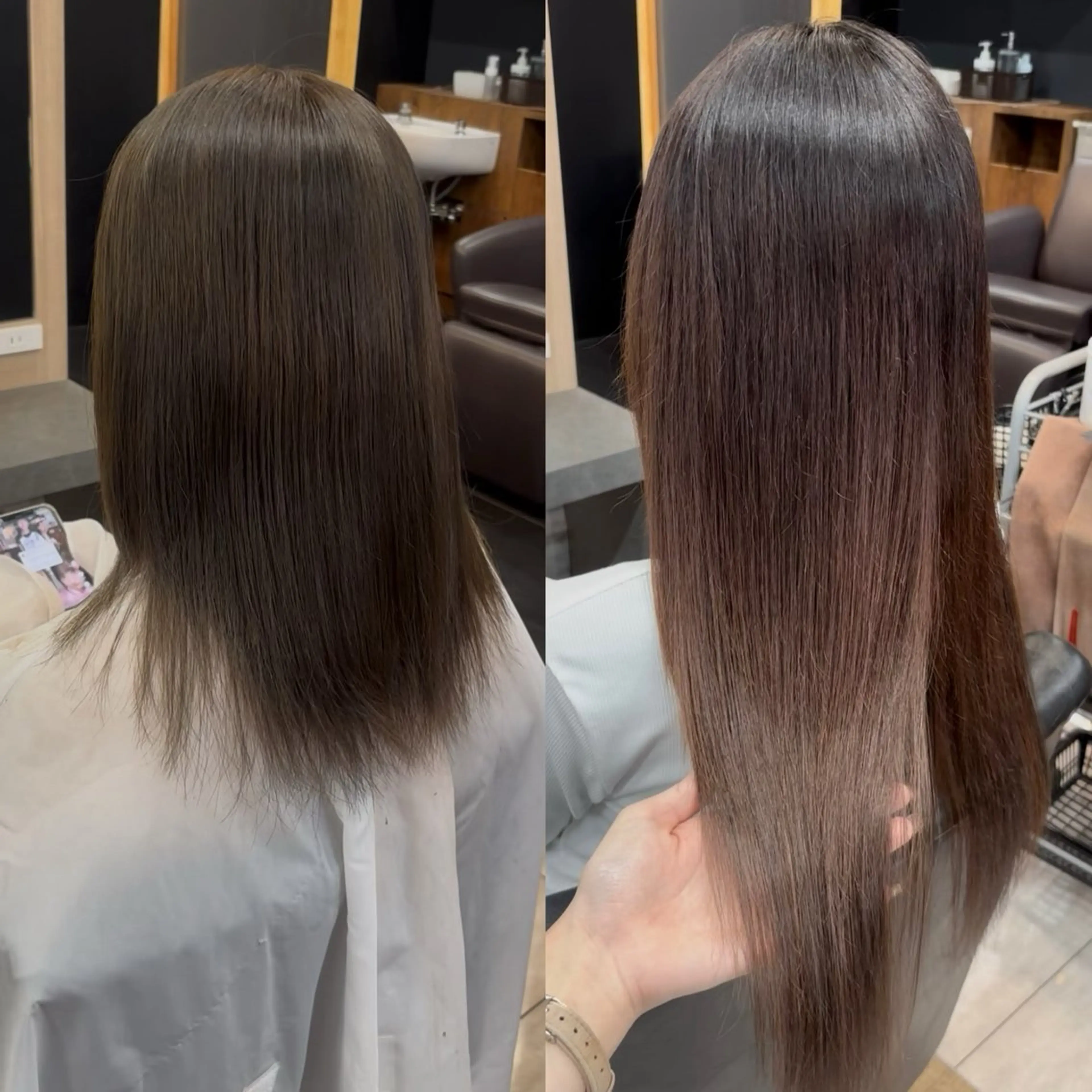 ロング エクステ 髪質改善 横浜/エクステ特化× 艶カラー/あいかのヘアスタイル