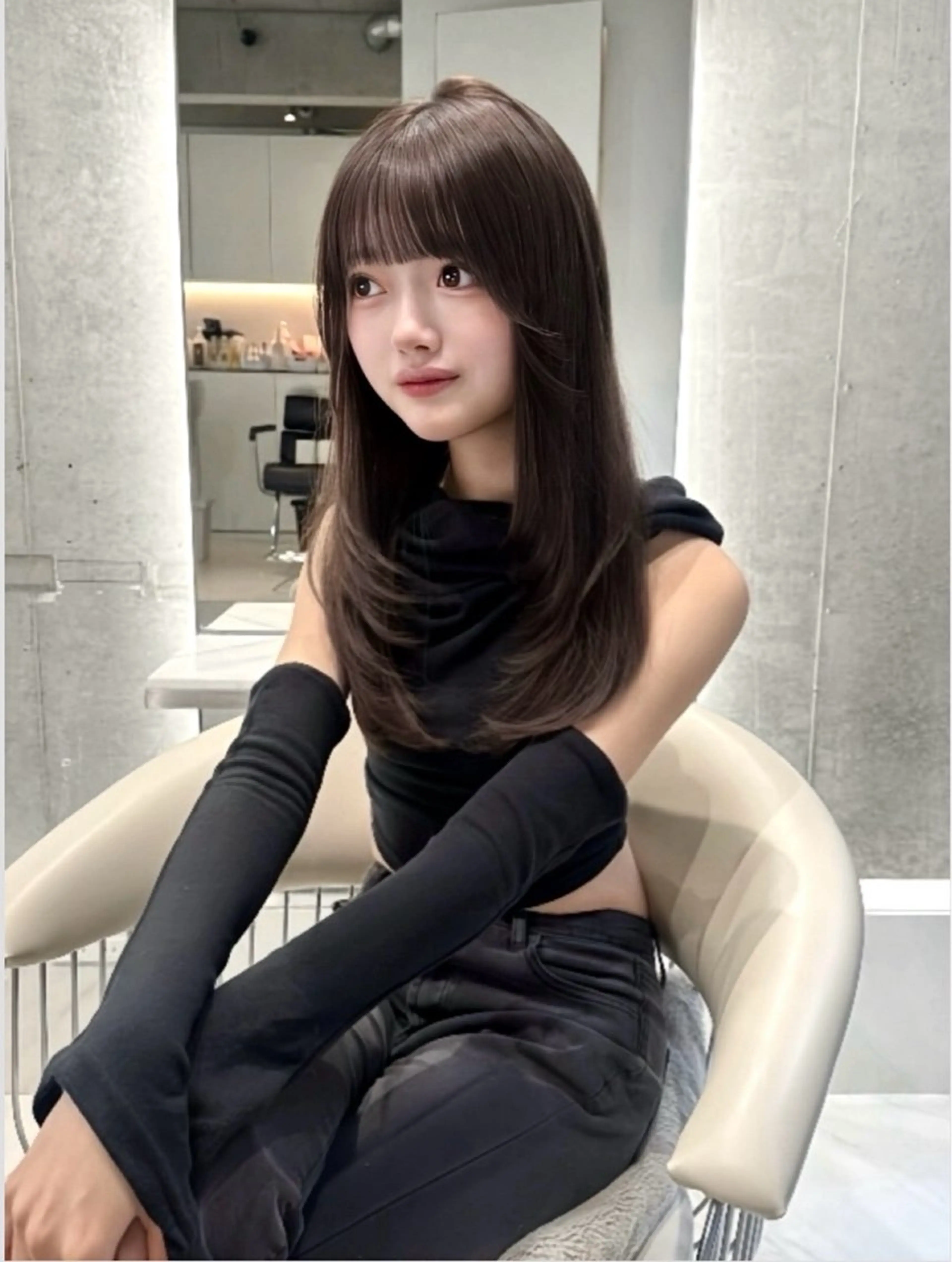 【前髪命♡】前髪カット＋ケアカラー＋クイックトリートメントの写真