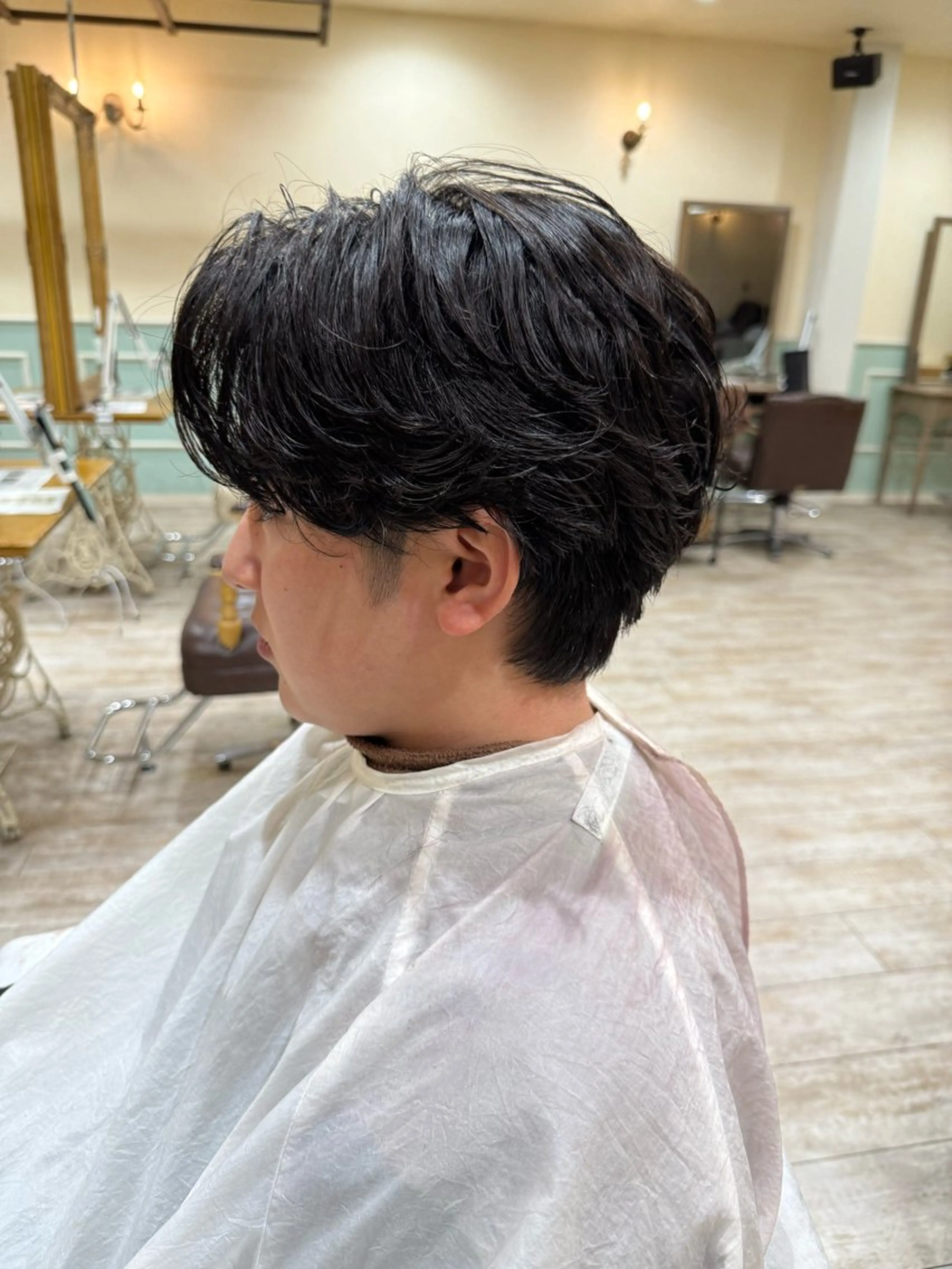 新規様限定メンズカットパーマ！！の写真