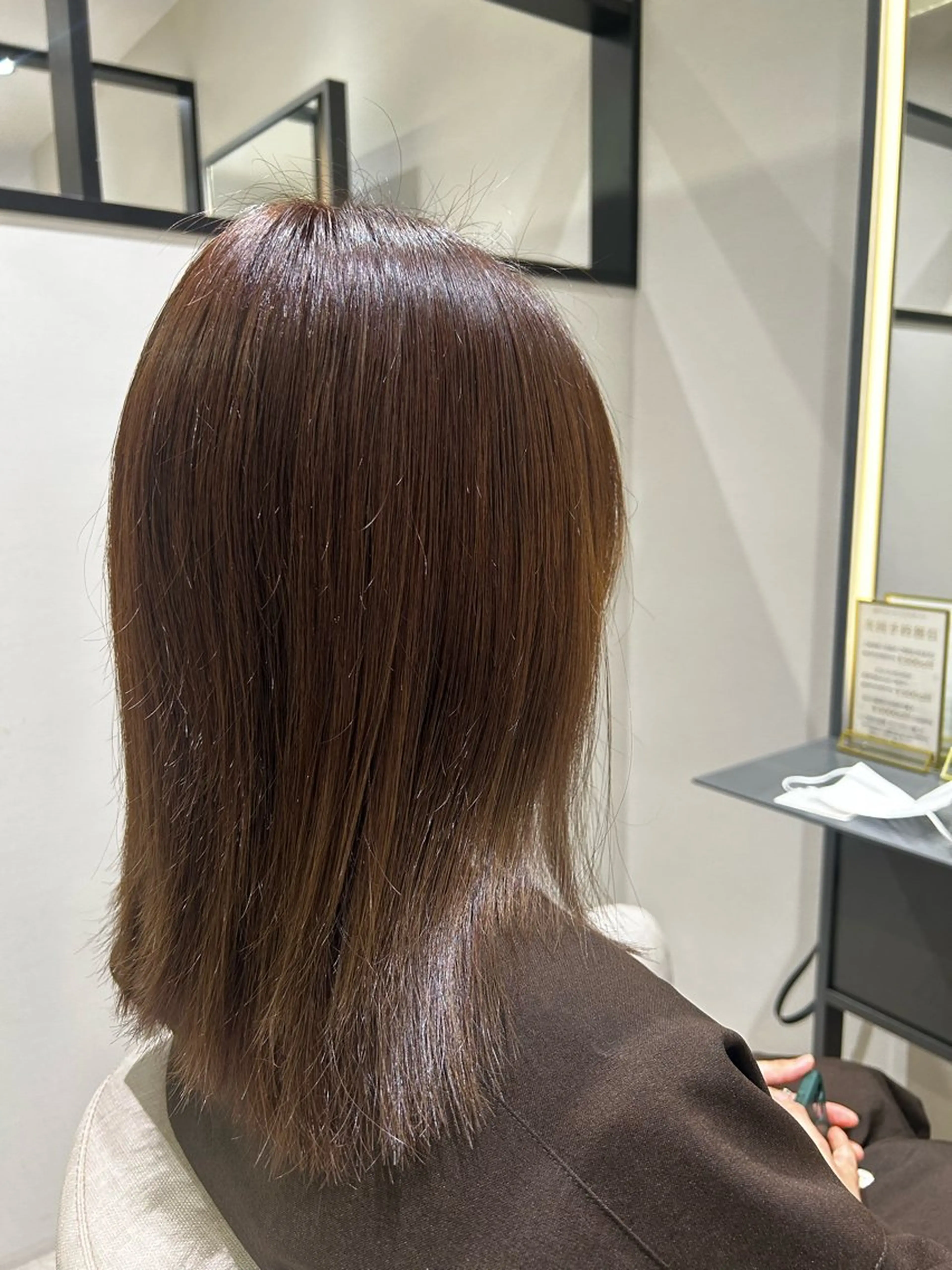 ミディアム 平日カットモデル 高岡/山崎開世のヘアスタイル