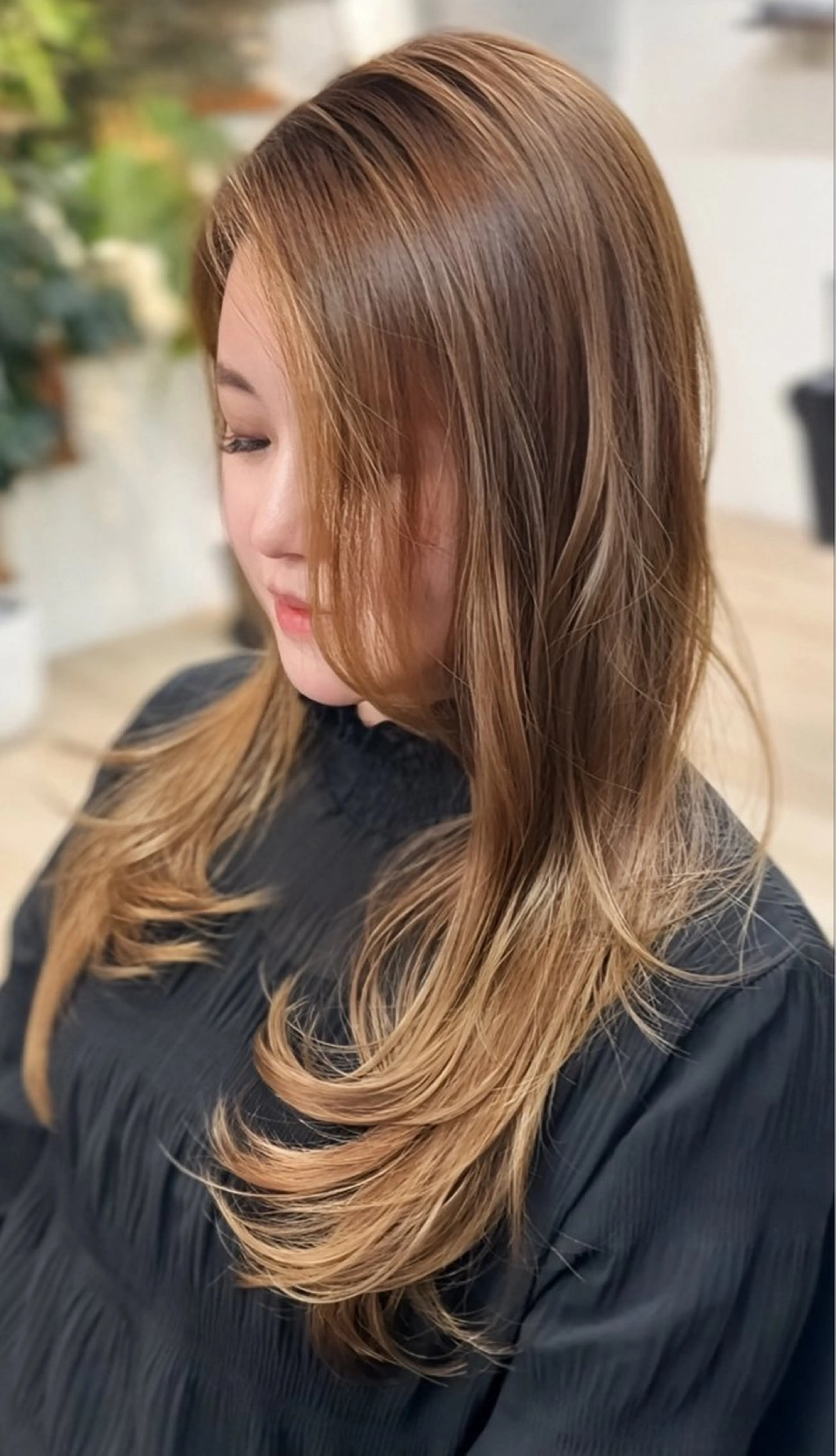 セミロング カット ヘアカラー トリートメント 村井隆仁/上品/ 海外風/栄/矢場町のヘアスタイル