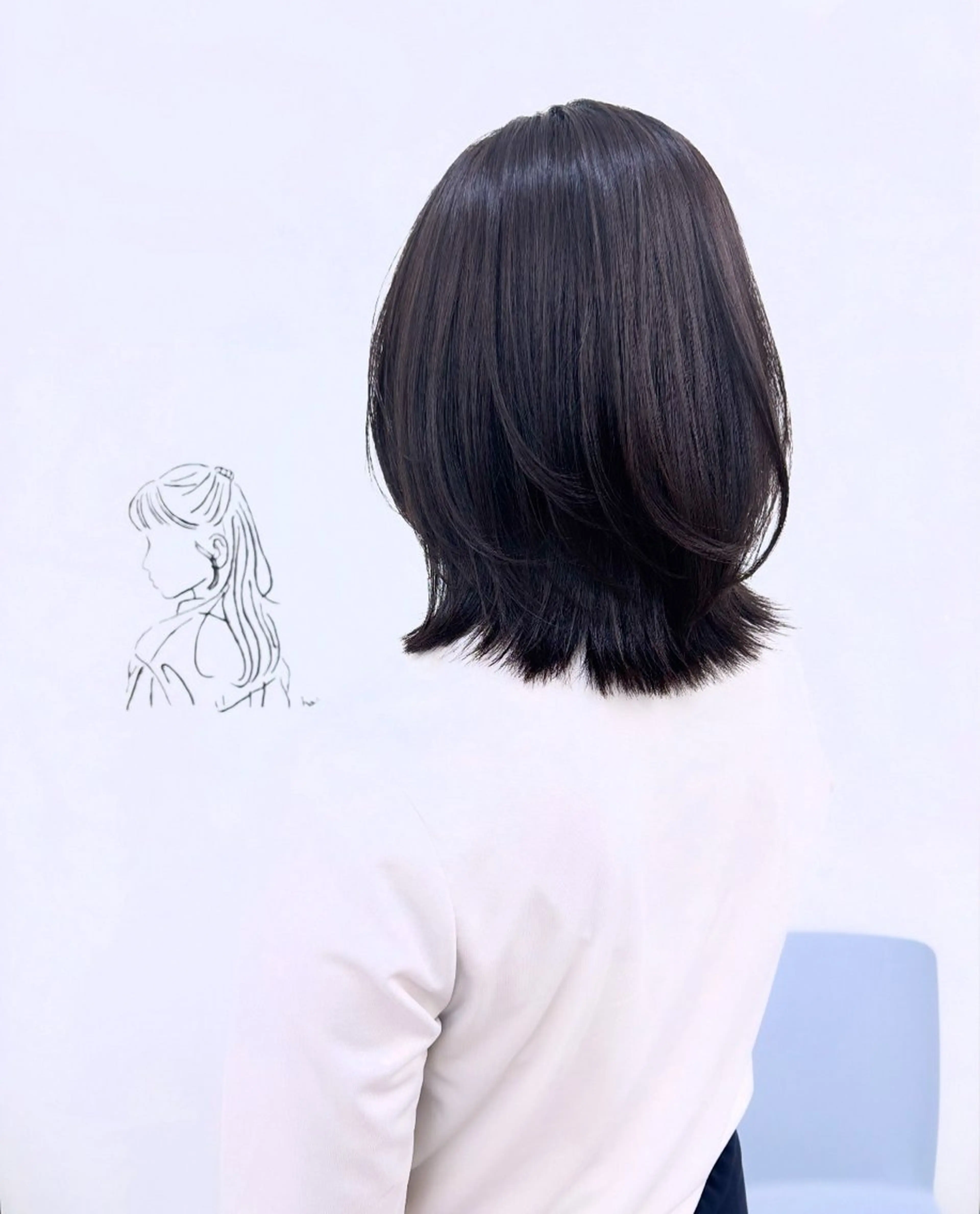 ミディアム カラー カット トリートメント 似合わせ美髪ヘア✨ 天王寺．阿倍野🌈のヘアスタイル