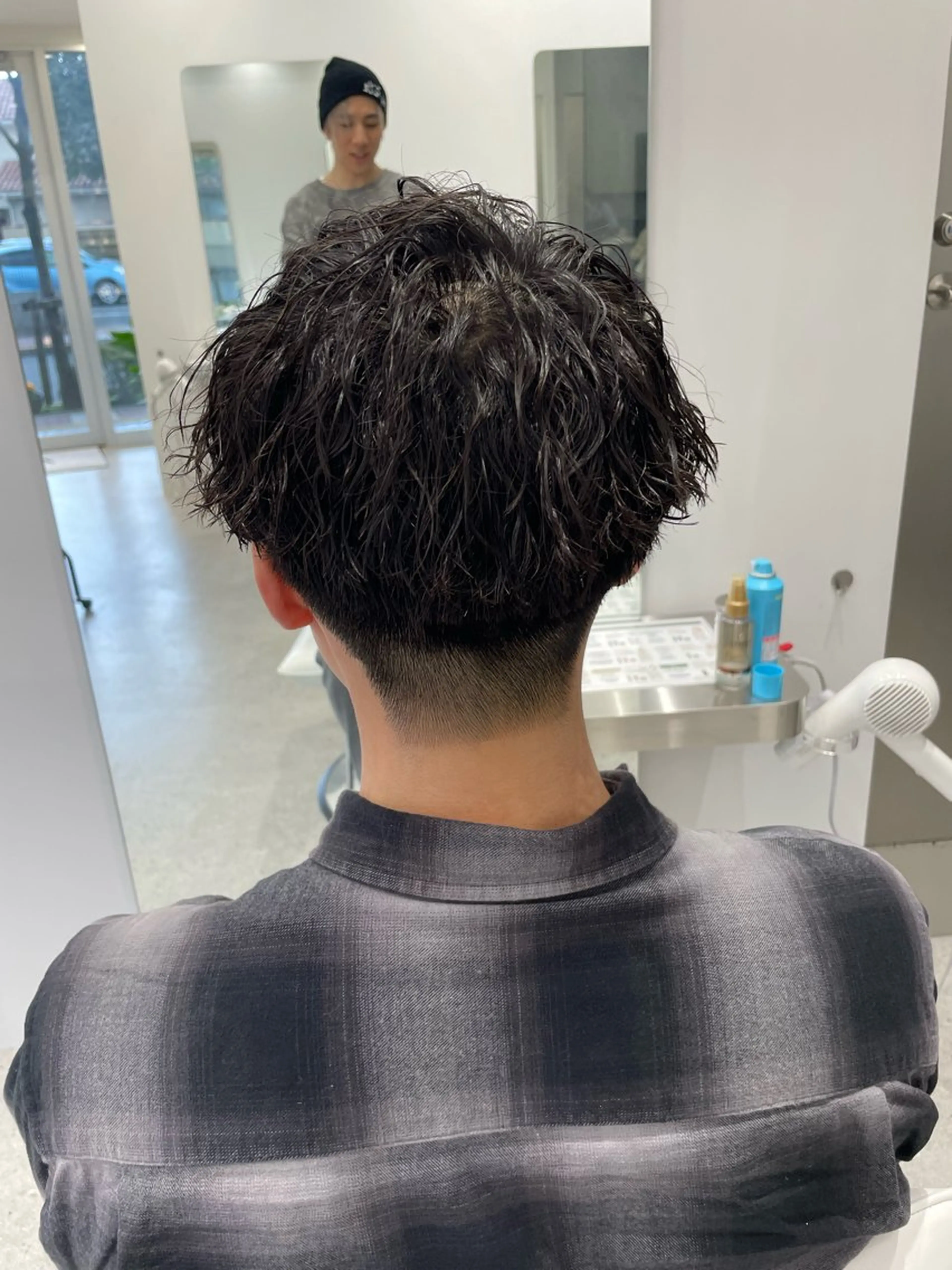 パーマ メンズ 無料ショートモデル 募集中❗️秋山ひらいのヘアスタイル