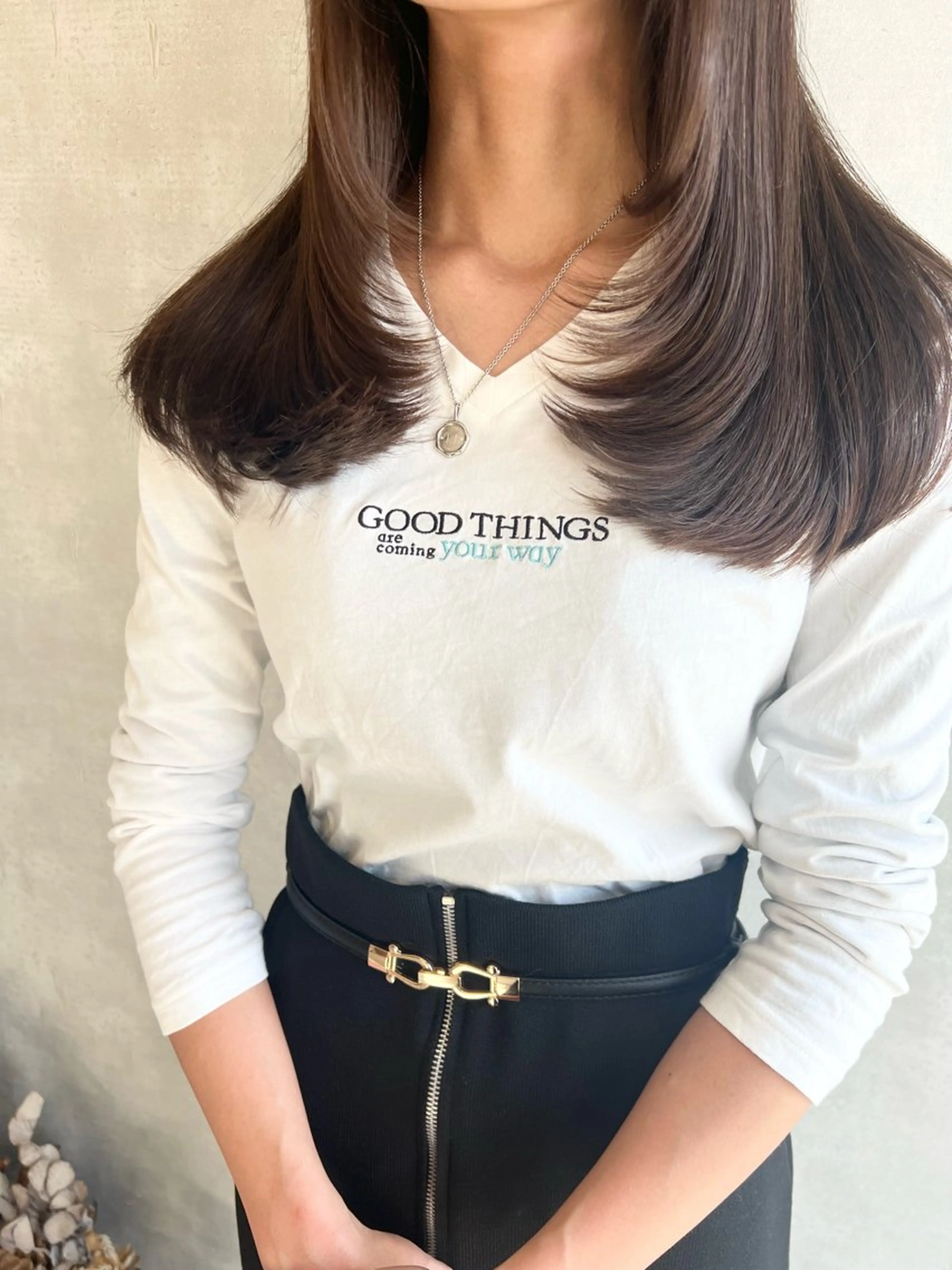 髪質改善プレミアム縮毛矯正＋カット（鎖骨下の長さのかたのみ）の写真